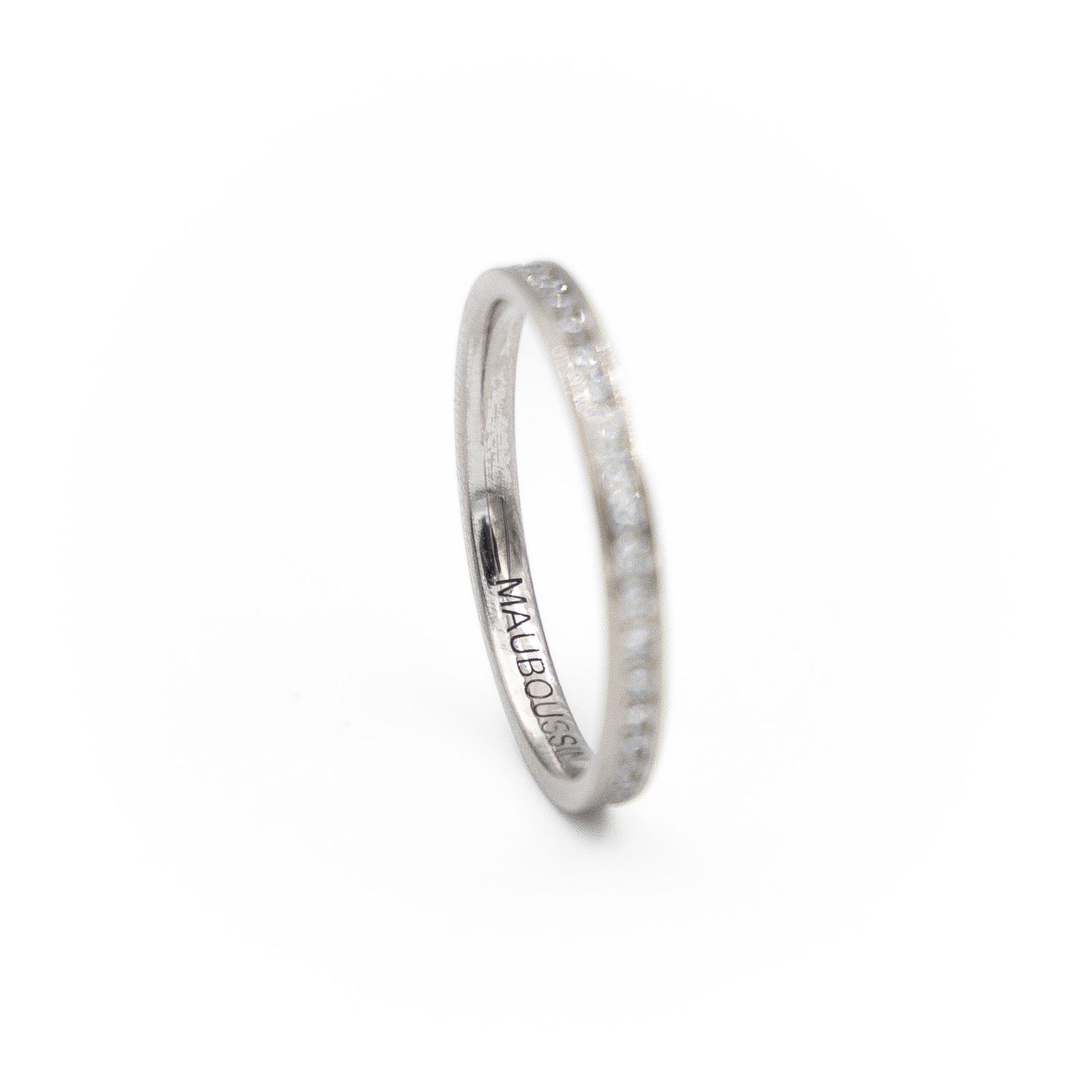Mauboussin White Gold Diamond Wedding Ring