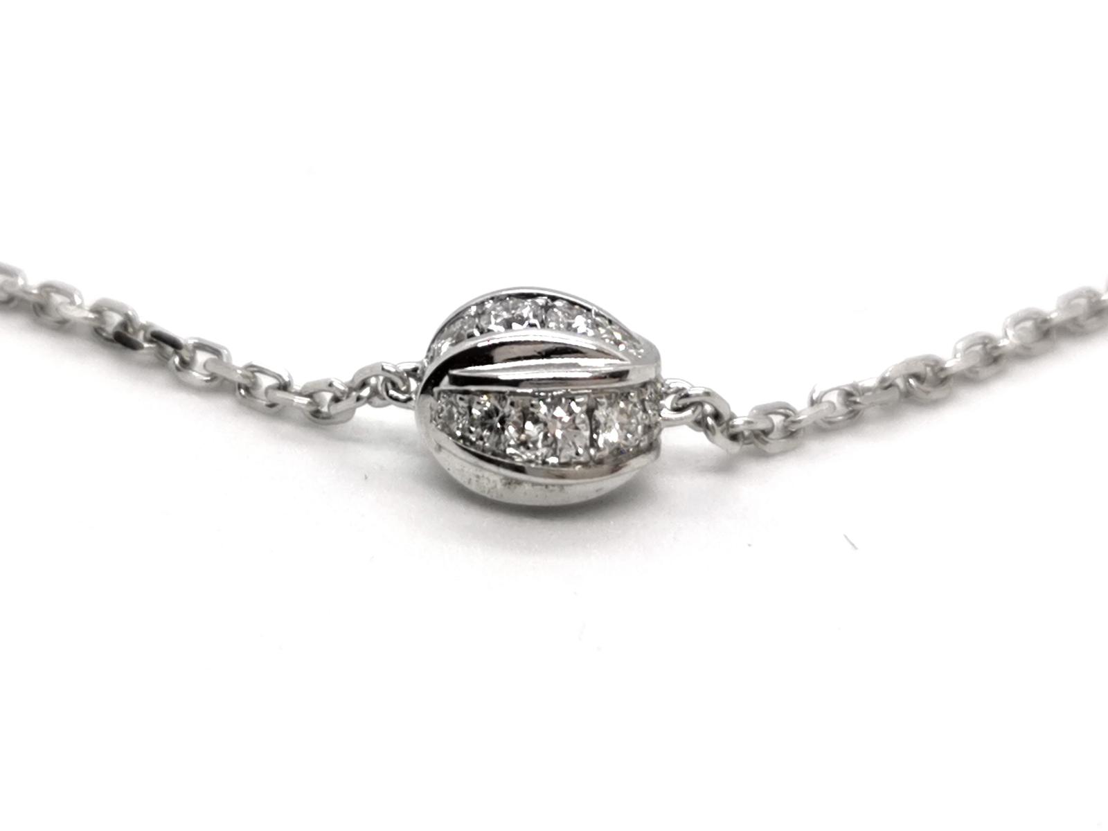 Chaumet Links Pendant Necklace White Gold Diamond