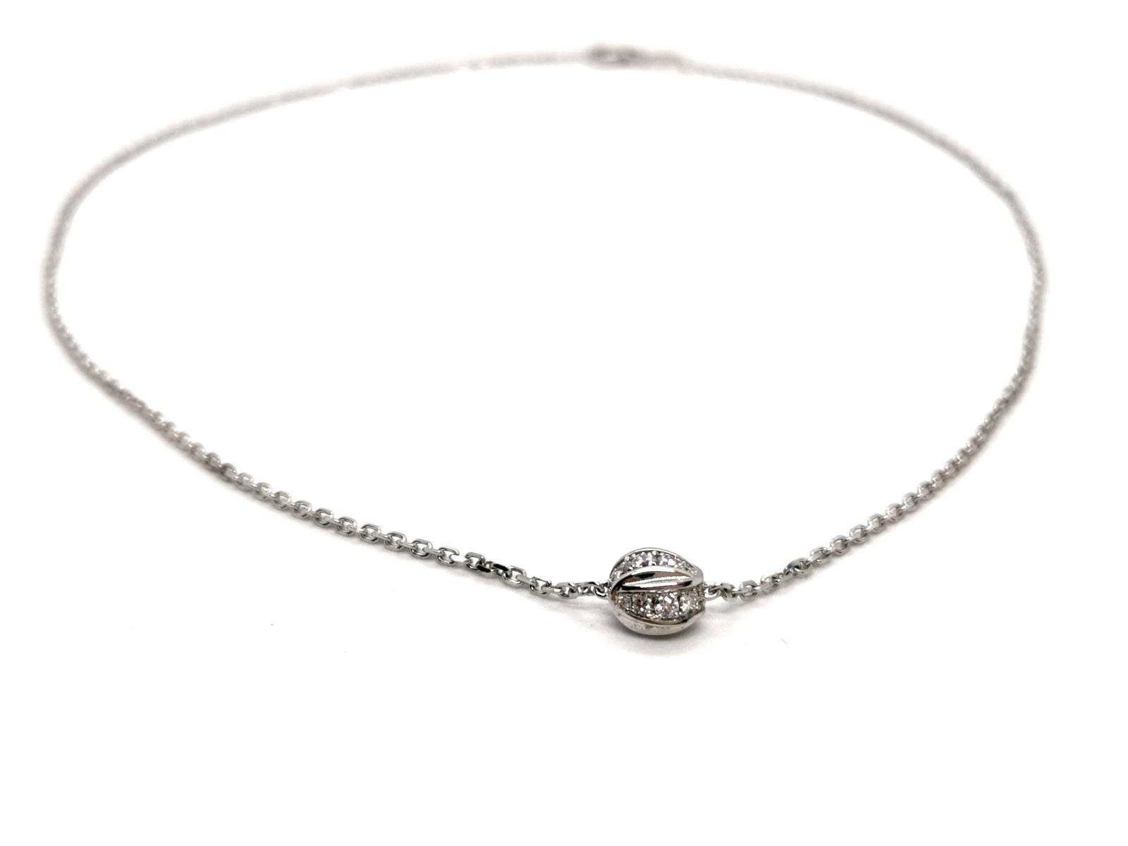 Chaumet Links Pendant Necklace White Gold Diamond