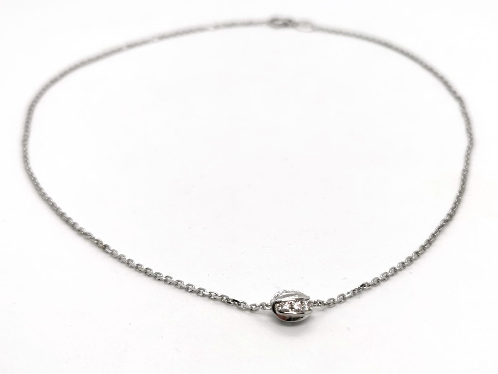 Chaumet Links Pendant Necklace White Gold Diamond