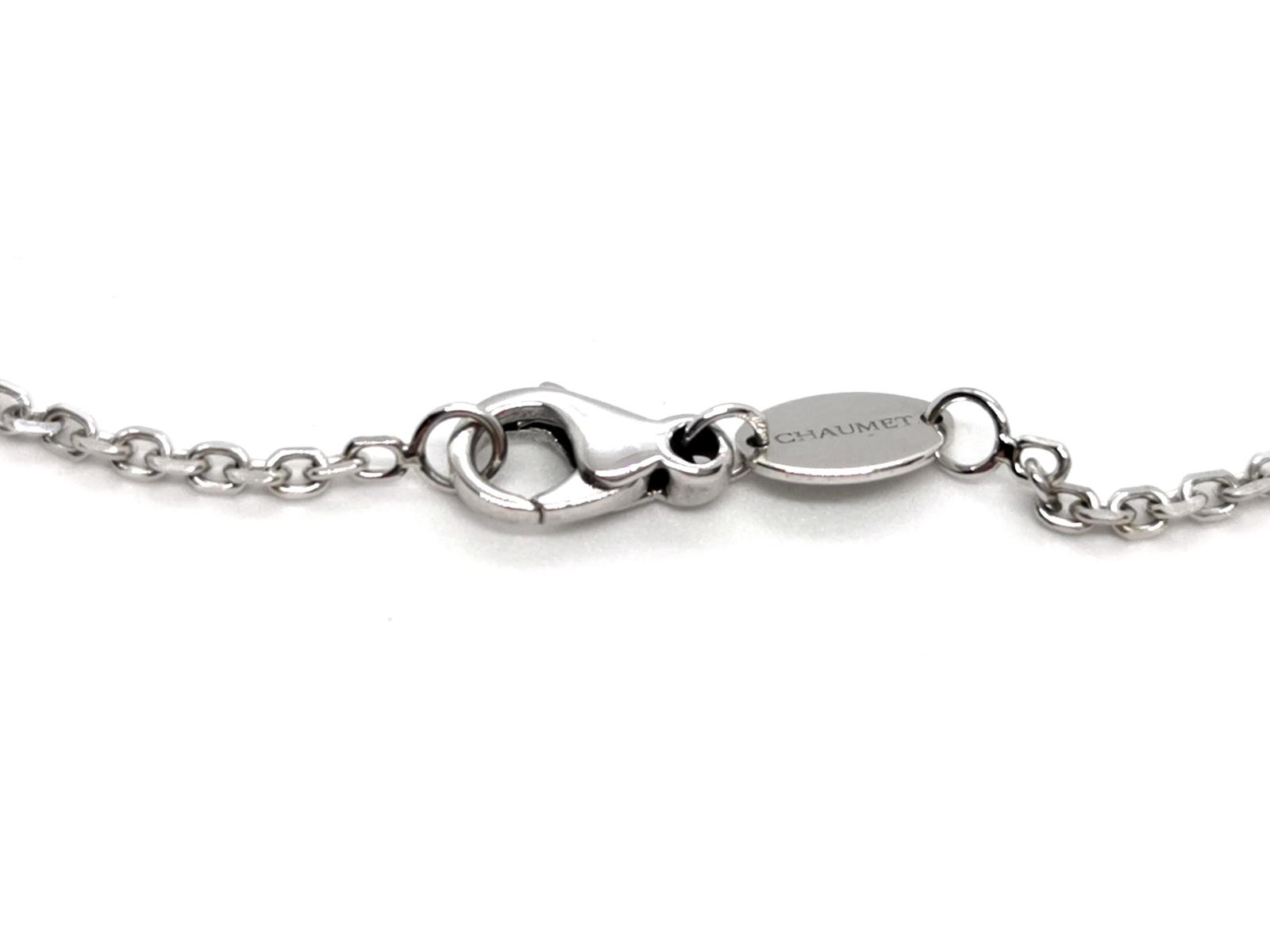 Chaumet Links Pendant Necklace White Gold Diamond