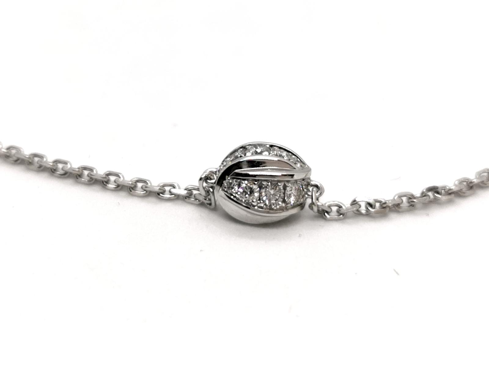 Chaumet Links Pendant Necklace White Gold Diamond