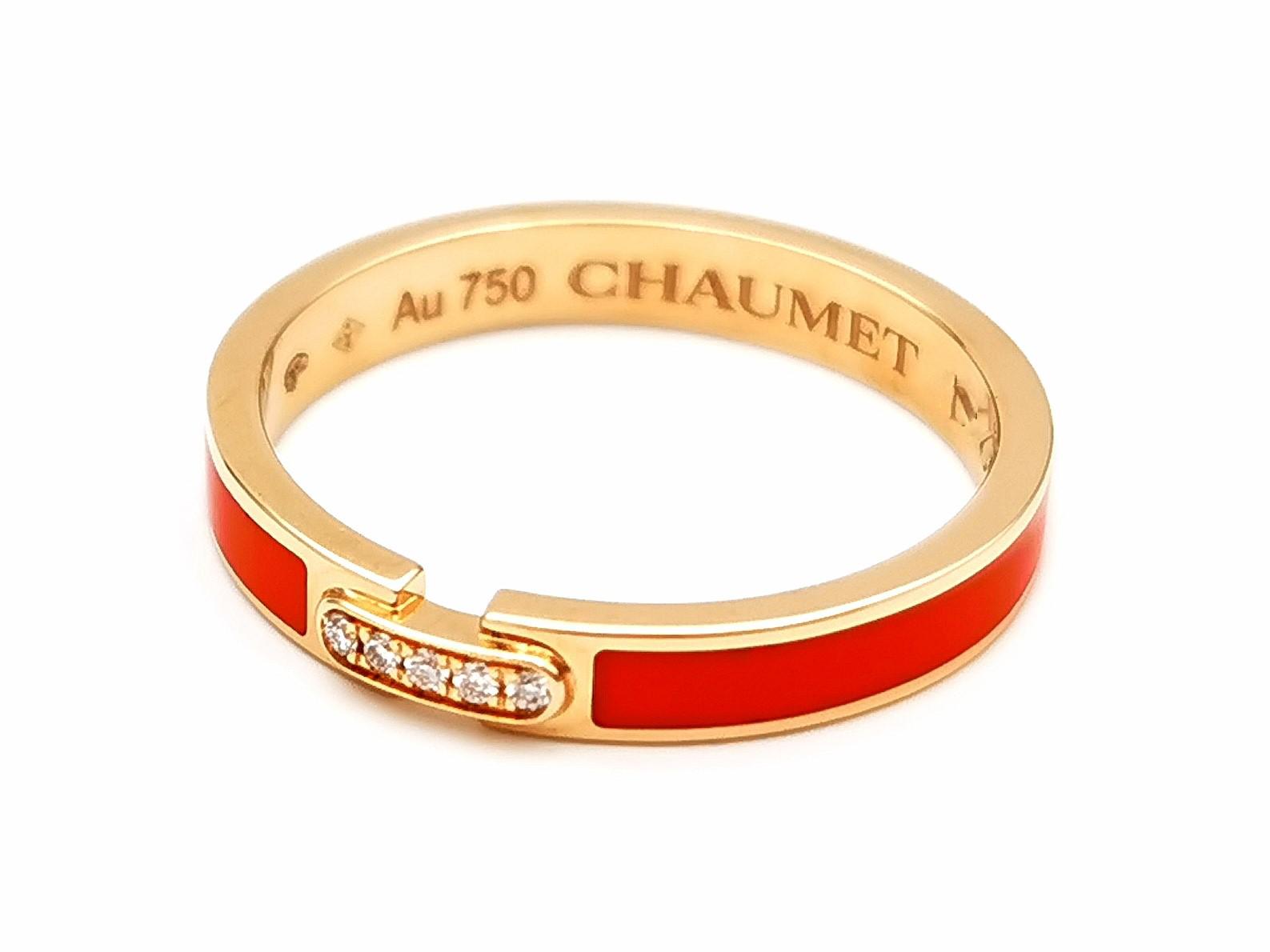 Chaumet Links Ring Rose Gold Diamond