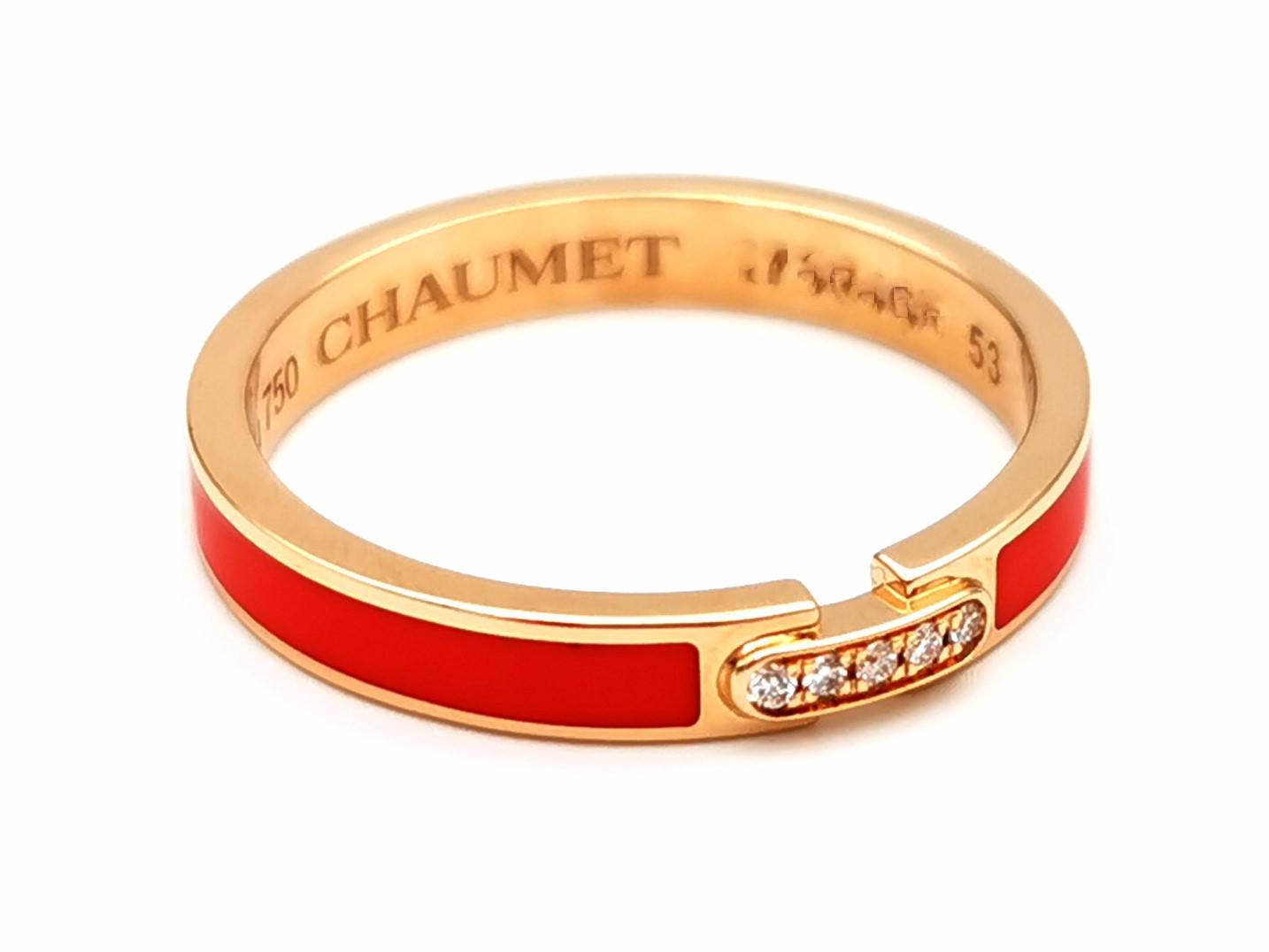 Chaumet Links Ring Rose Gold Diamond