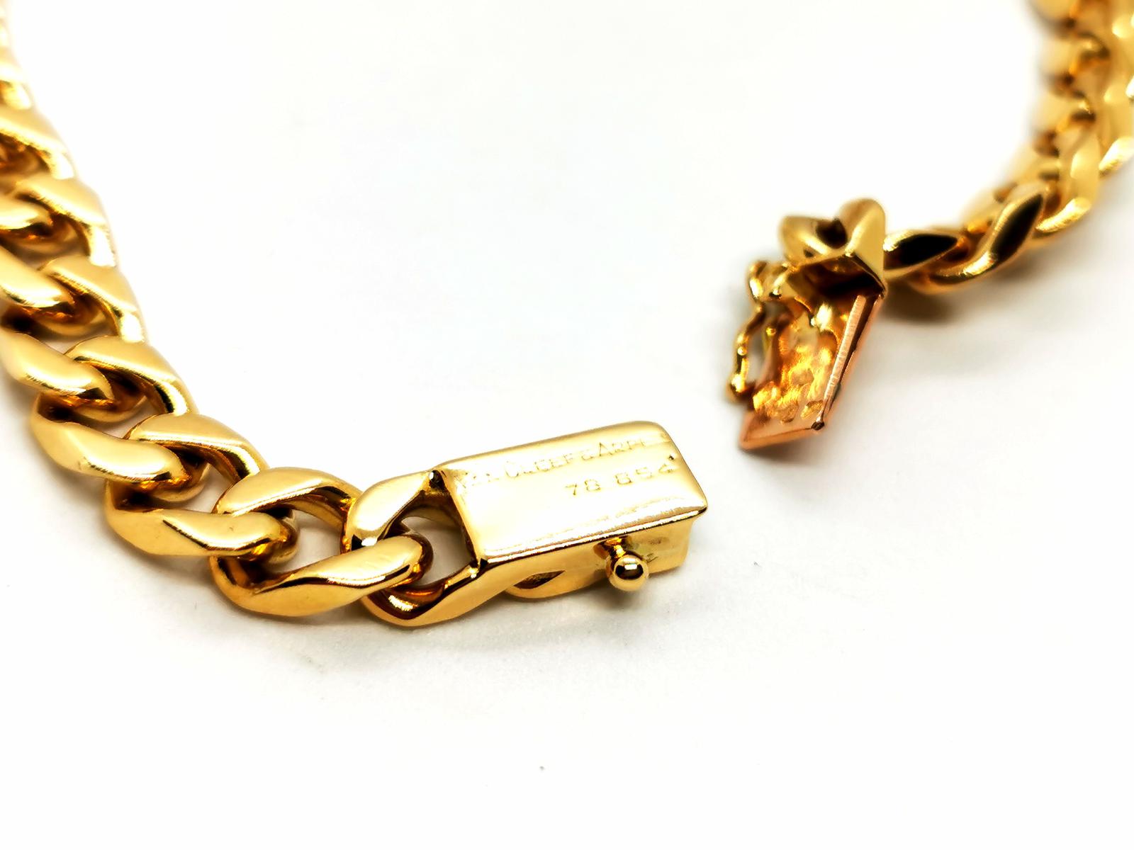 Van Cleef & Arpels Yellow Gold Curb Link Bracelet