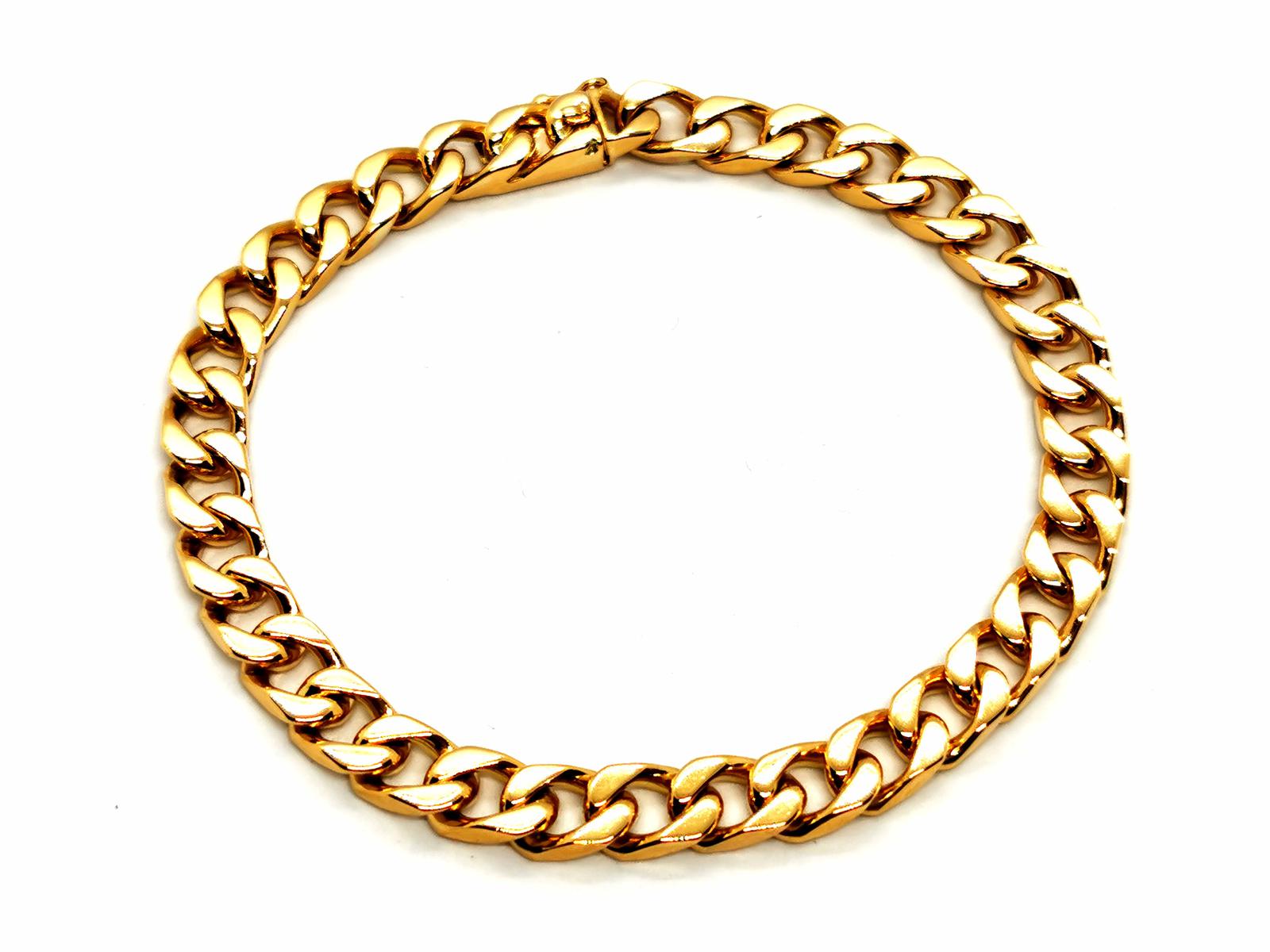 Van Cleef & Arpels Yellow Gold Curb Link Bracelet
