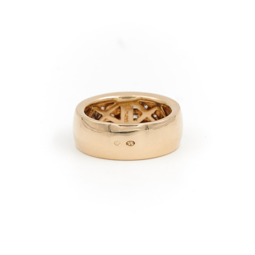 Diamani Belle Epoque Ring Yellow Gold, White Gold Diamond