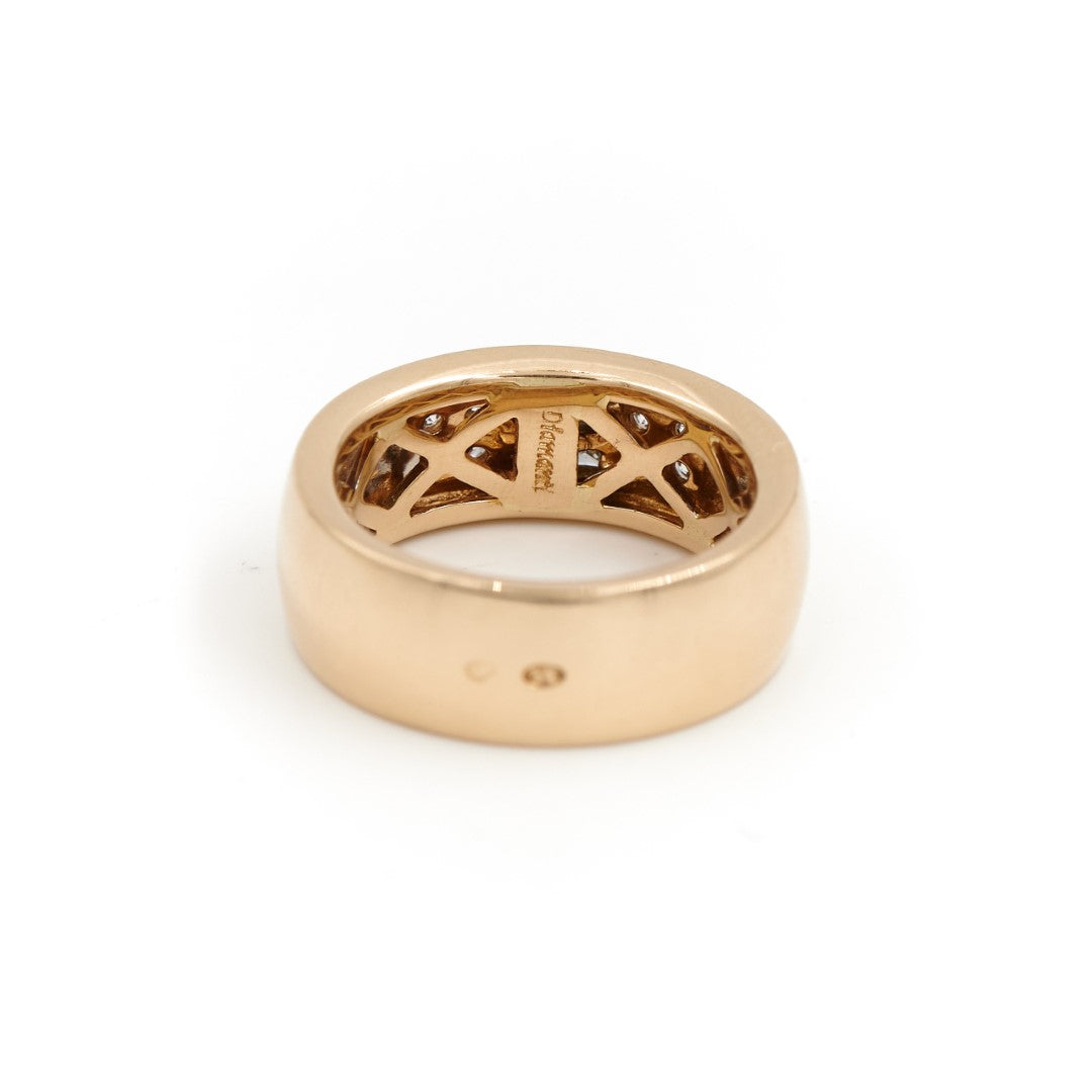 Diamani Belle Epoque Ring Yellow Gold, White Gold Diamond