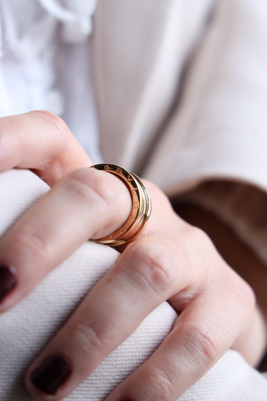 Bulgari Bague B.Zéro1 Or jaune