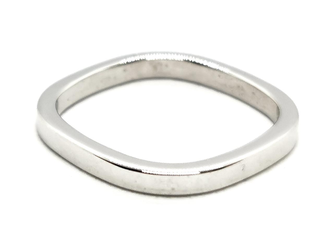 Dinh Van Square Alliance Ring White Gold