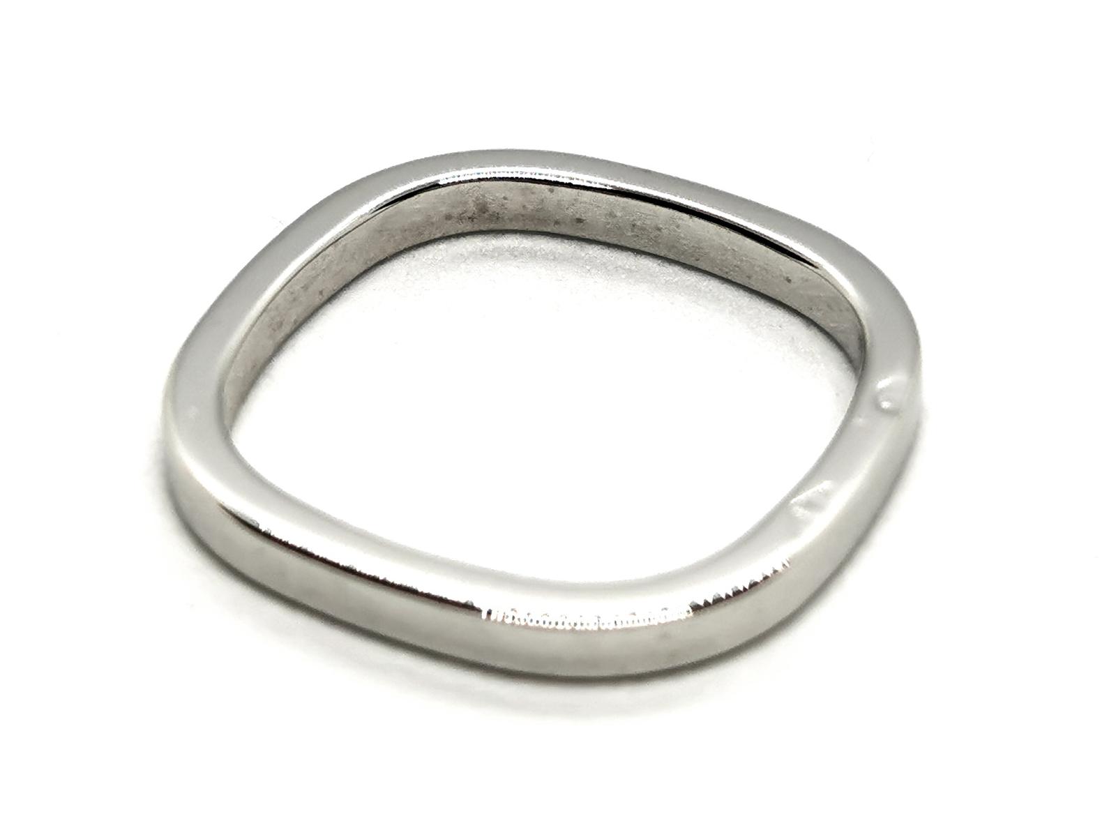 Dinh Van Square Alliance Ring White Gold
