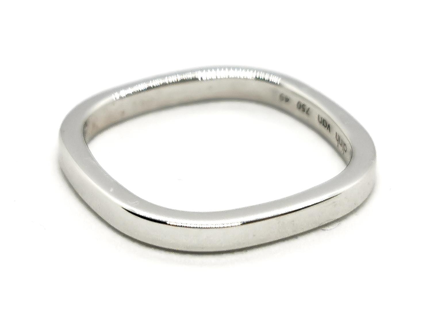 Dinh Van Ring Alliance Square Alliance White Gold