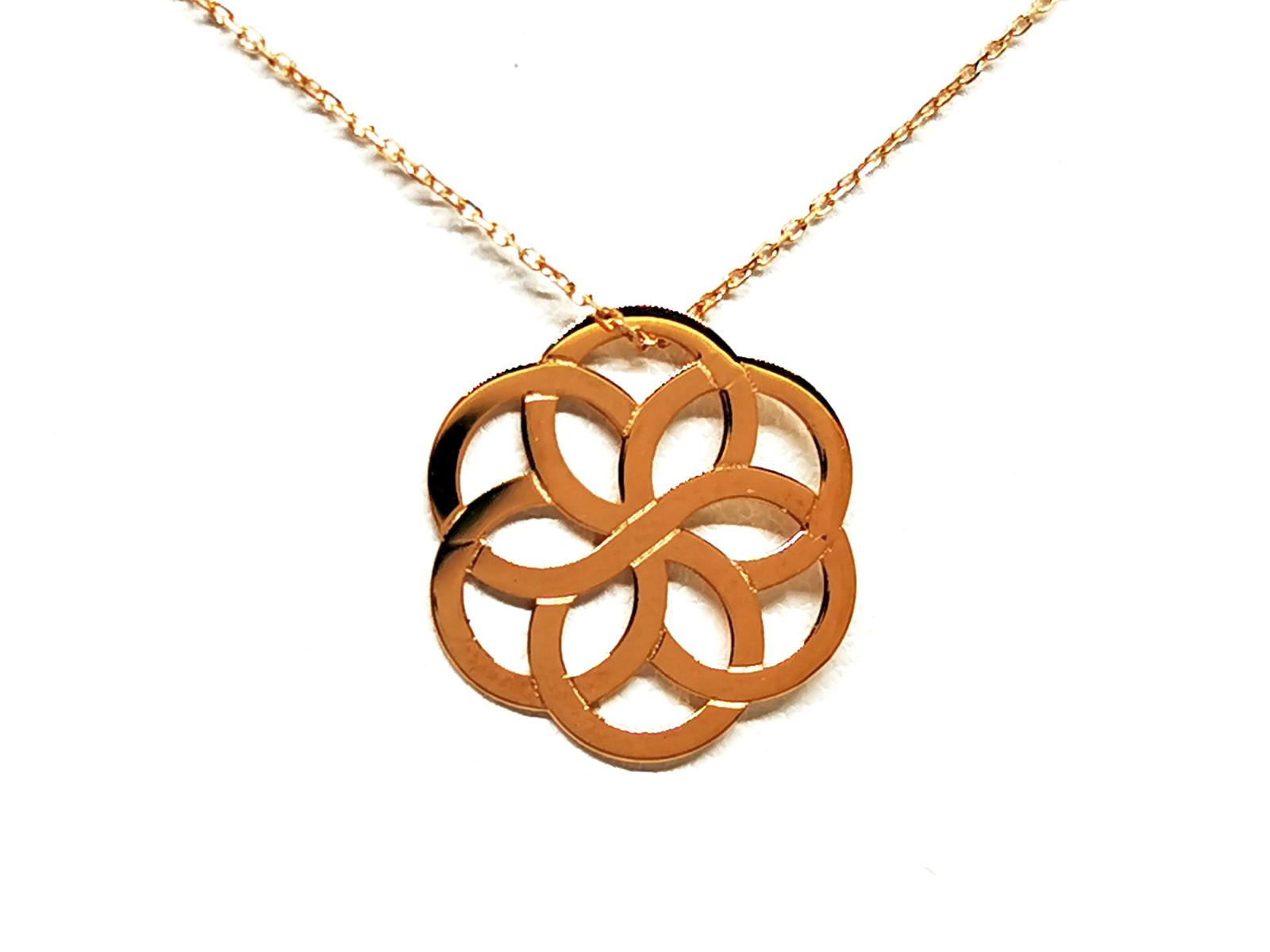 Vanrycke Necklace Chain + Pendant Rose Gold