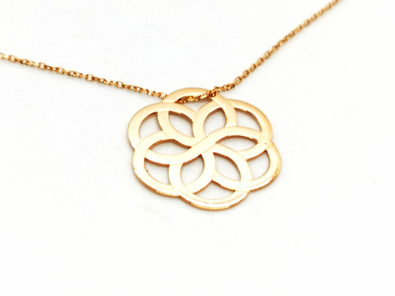 Vanrycke Necklace Chain + Pendant Rose Gold