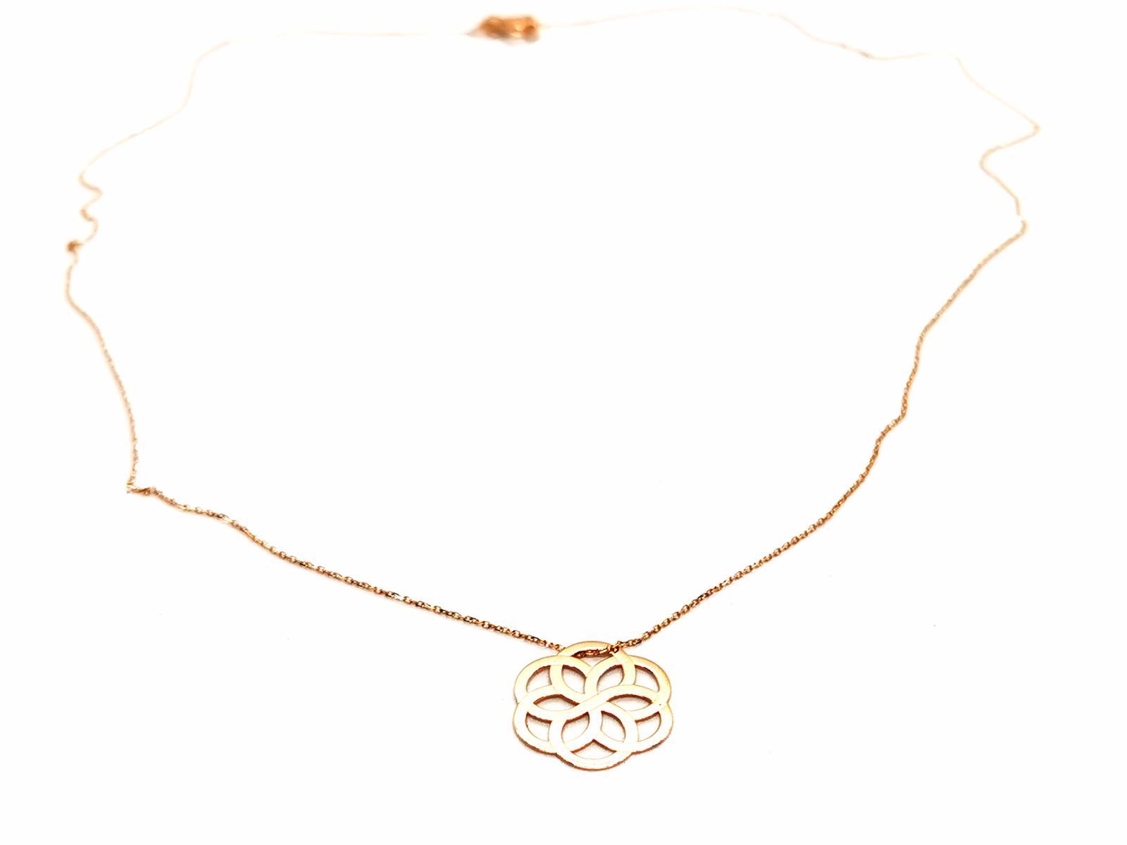 Vanrycke Necklace Chain + Pendant Rose Gold