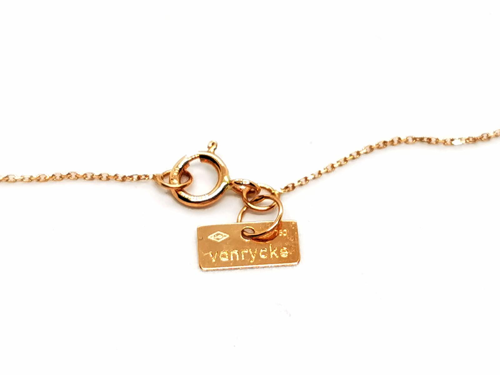 Vanrycke Necklace Chain + Pendant Rose Gold