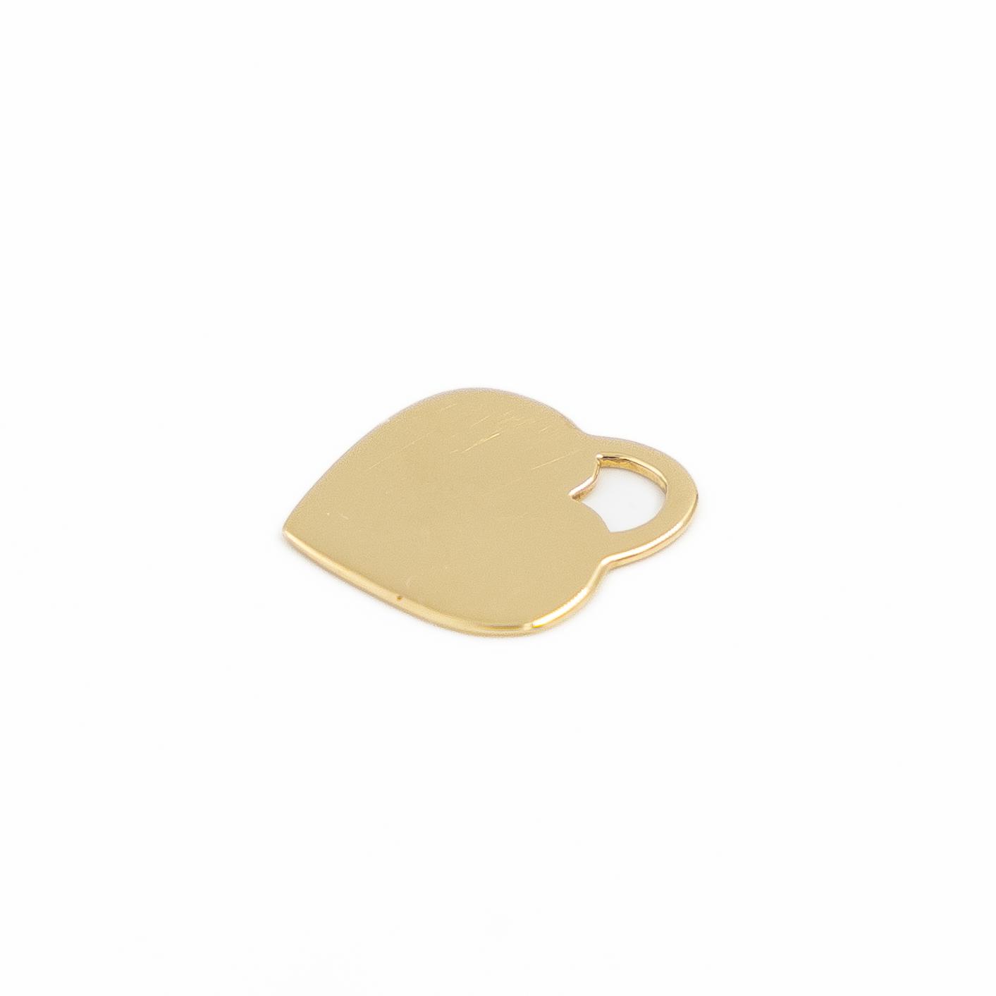 Dinh Van Secret Heart Pendant Yellow Gold
