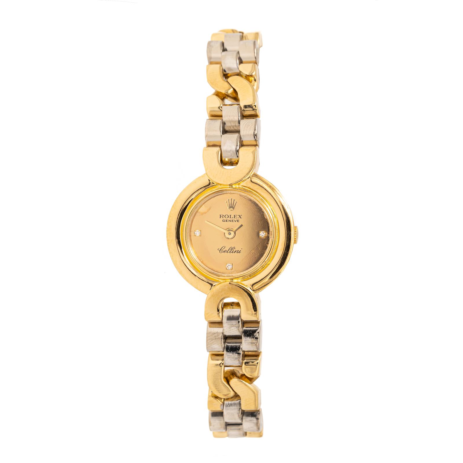 Rolex Montre Cellini Or jaune, Or blanc