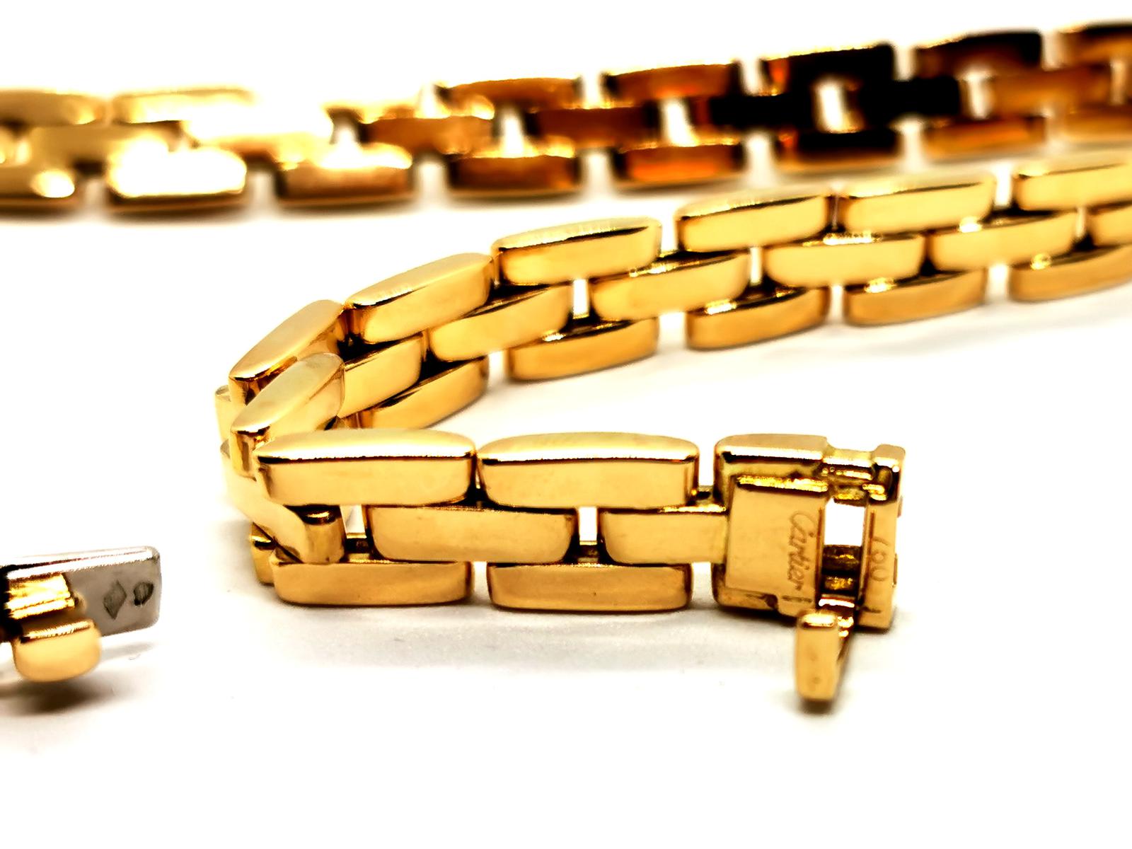 Cartier Panther Mesh Necklace Yellow Gold