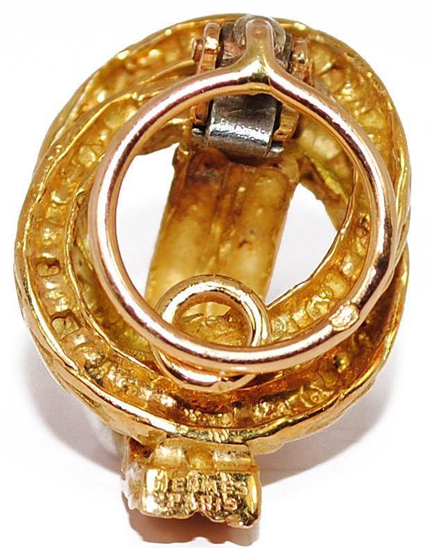 Hermès, boucles d'oreilles vintage
