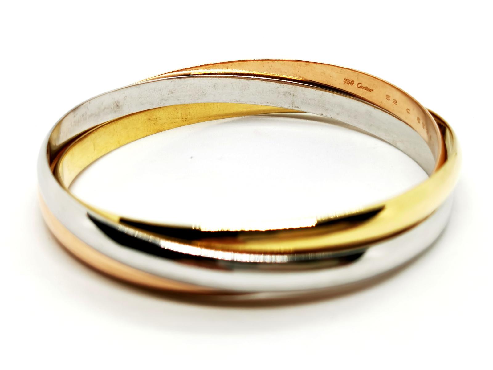 Cartier Trinity Bangle Bracelet Yellow gold, White gold, Rose gold