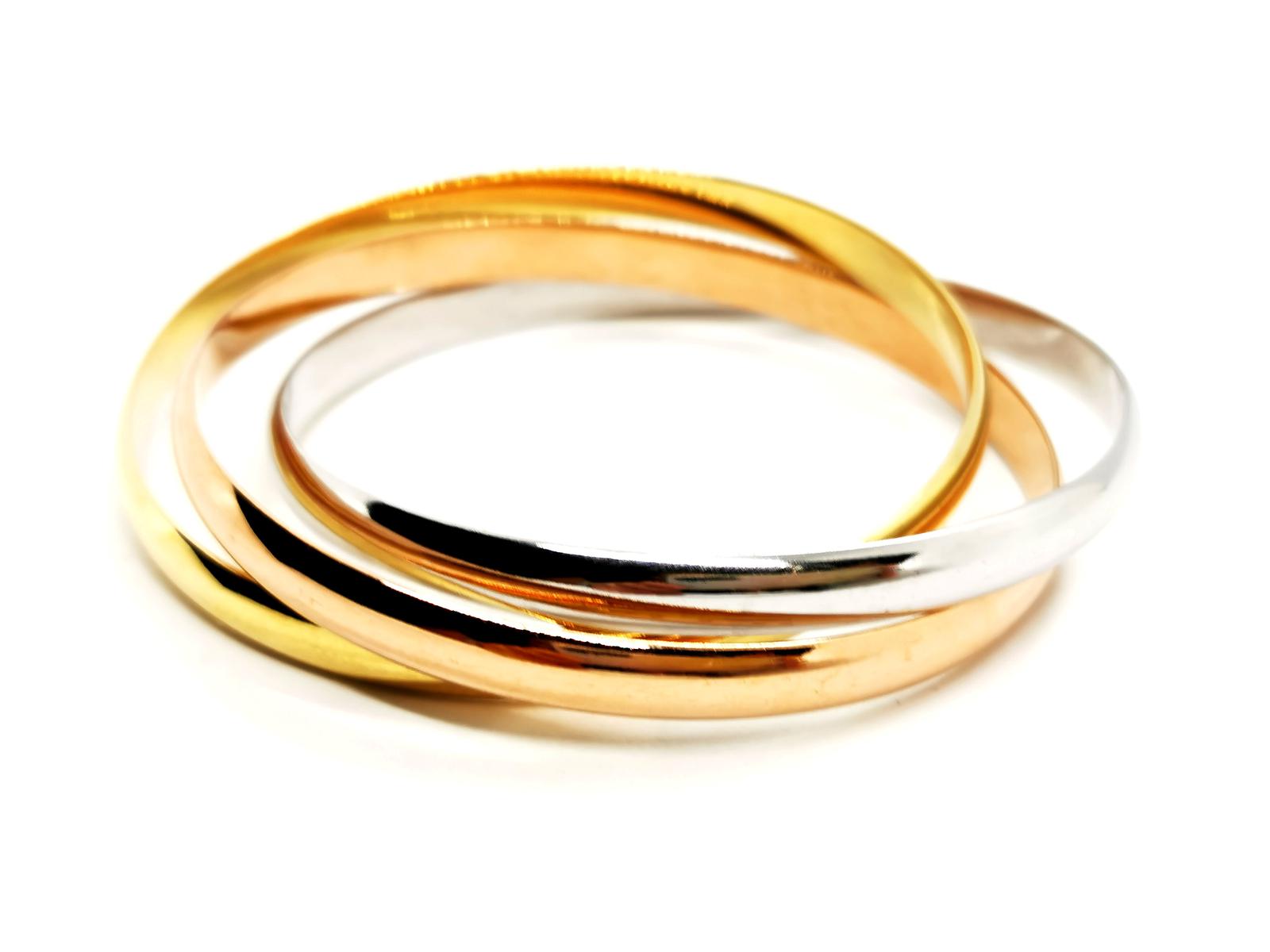 Cartier Trinity Bangle Bracelet Yellow gold, White gold, Rose gold