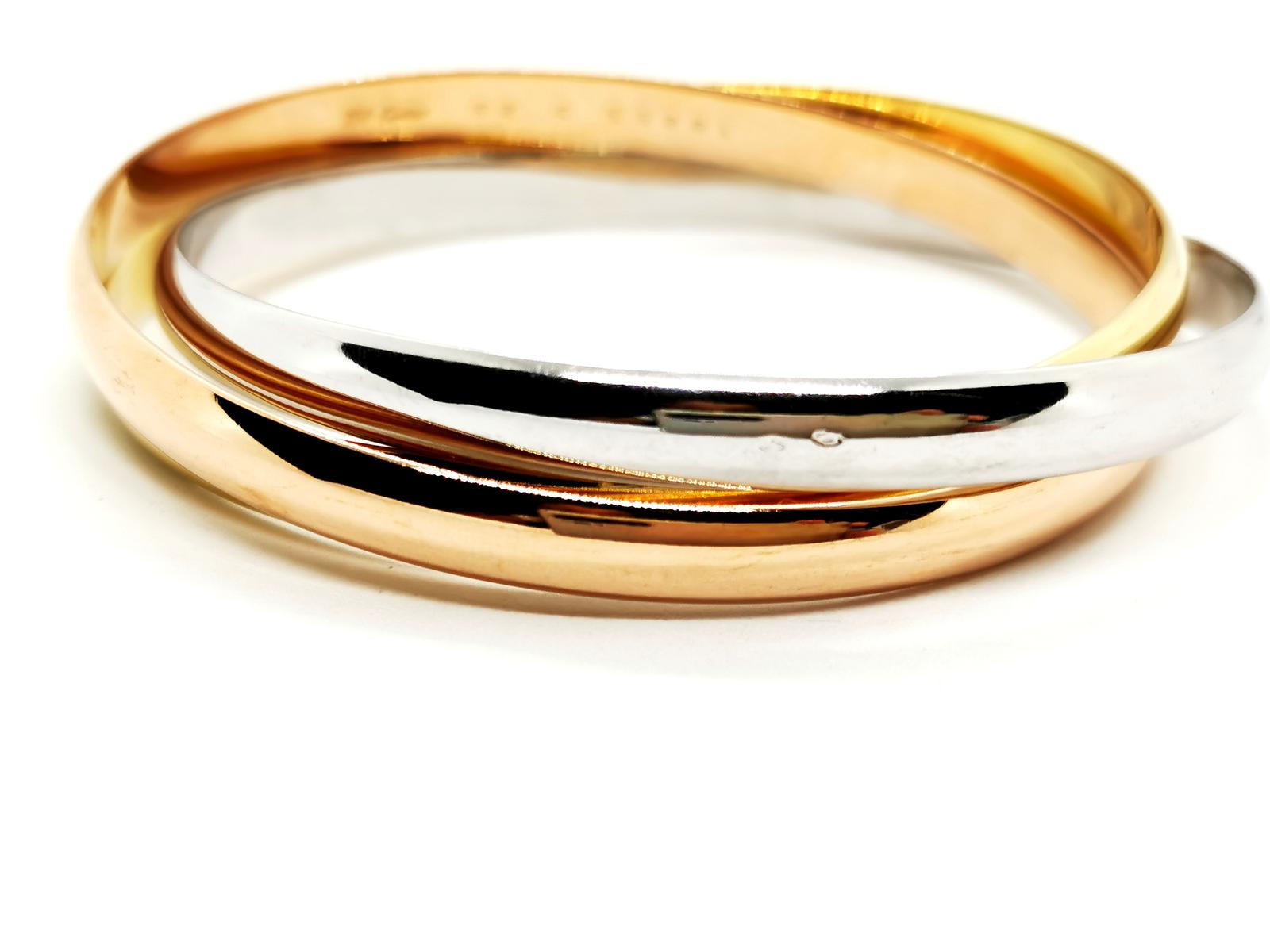 Cartier Trinity Bangle Bracelet Yellow gold, White gold, Rose gold