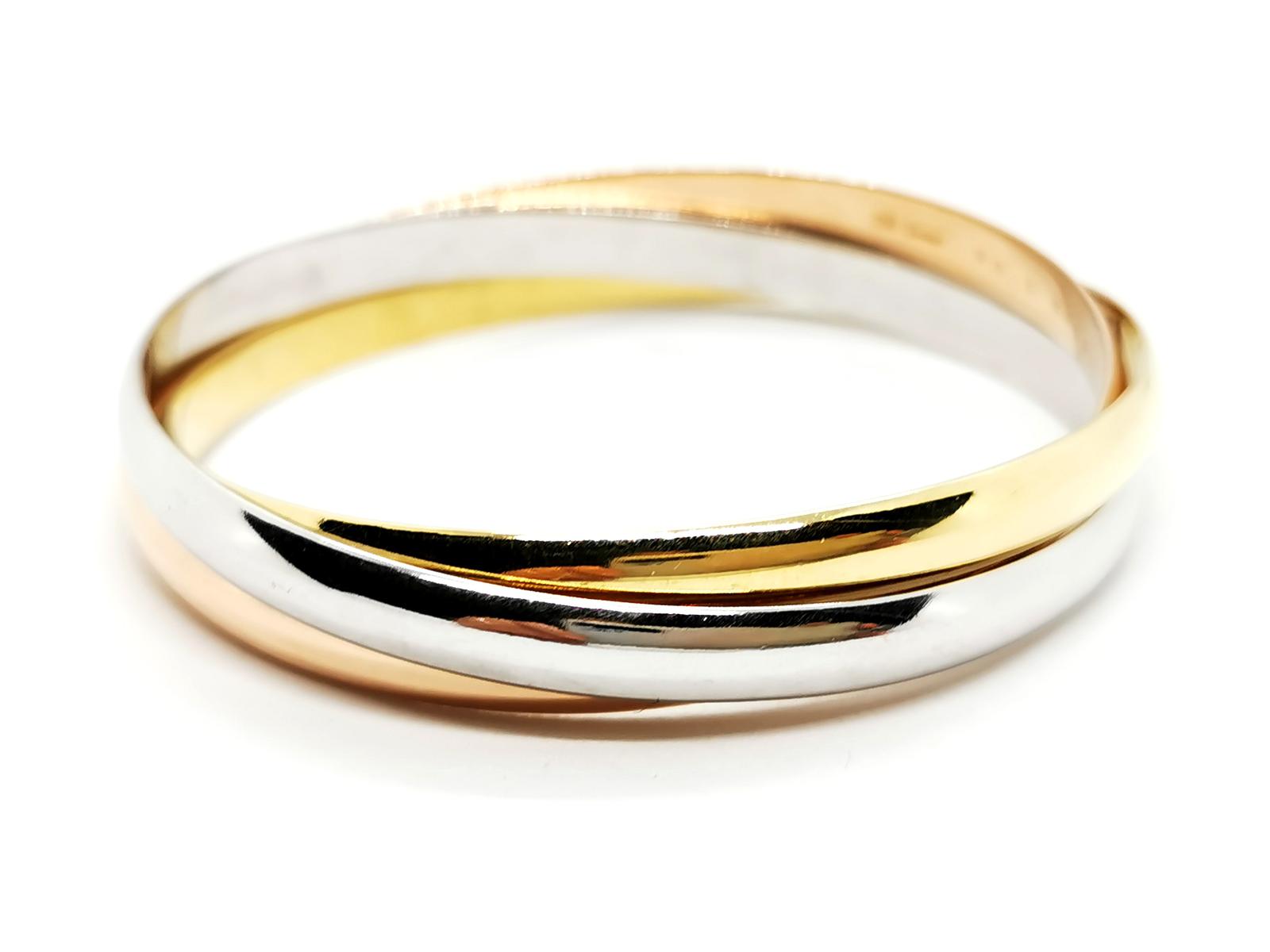 Cartier Trinity Bangle Bracelet Yellow gold, White gold, Rose gold