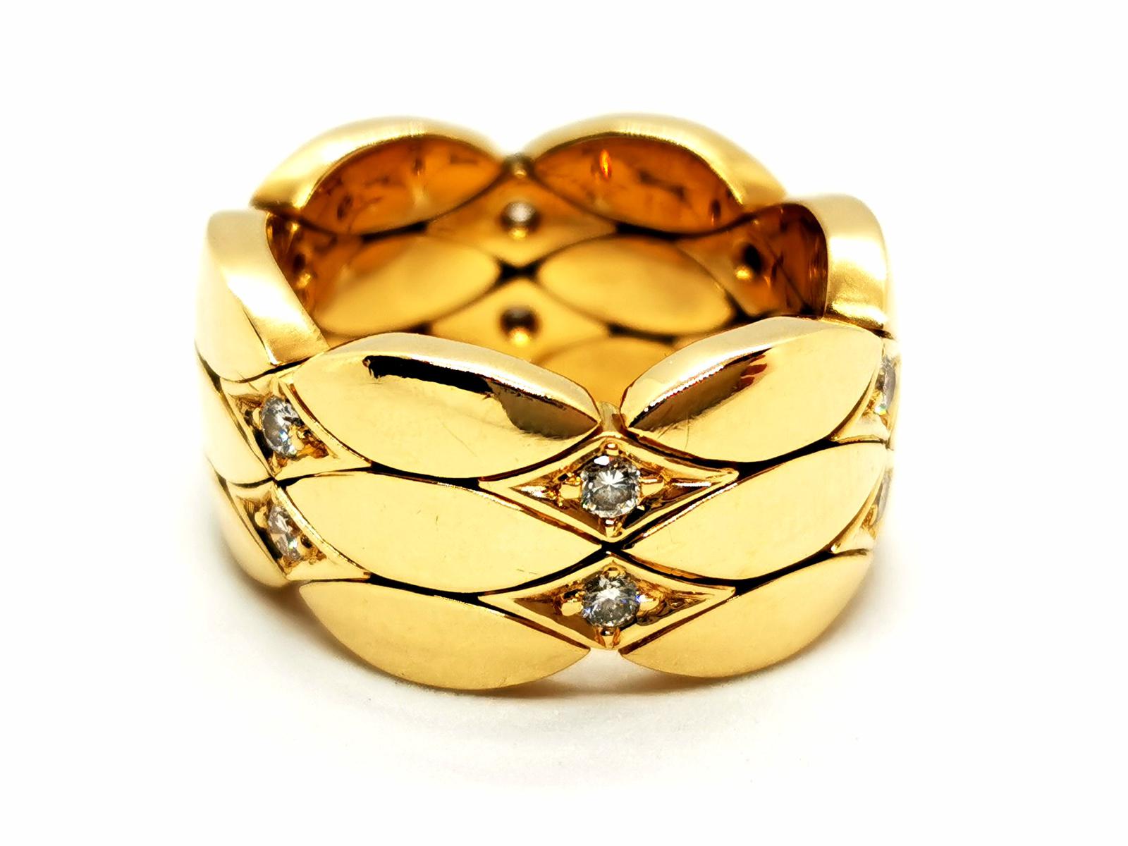 Cartier Yellow Gold Diamond Ring