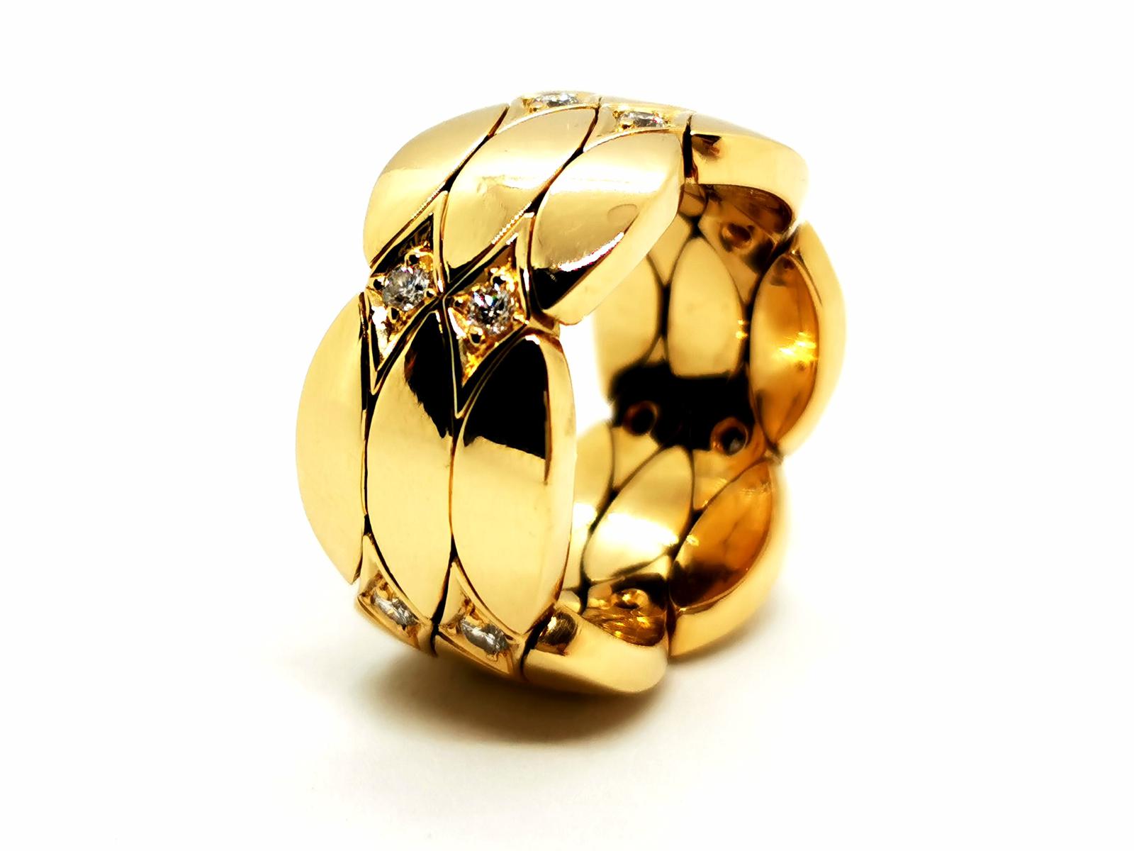 Cartier Yellow Gold Diamond Ring