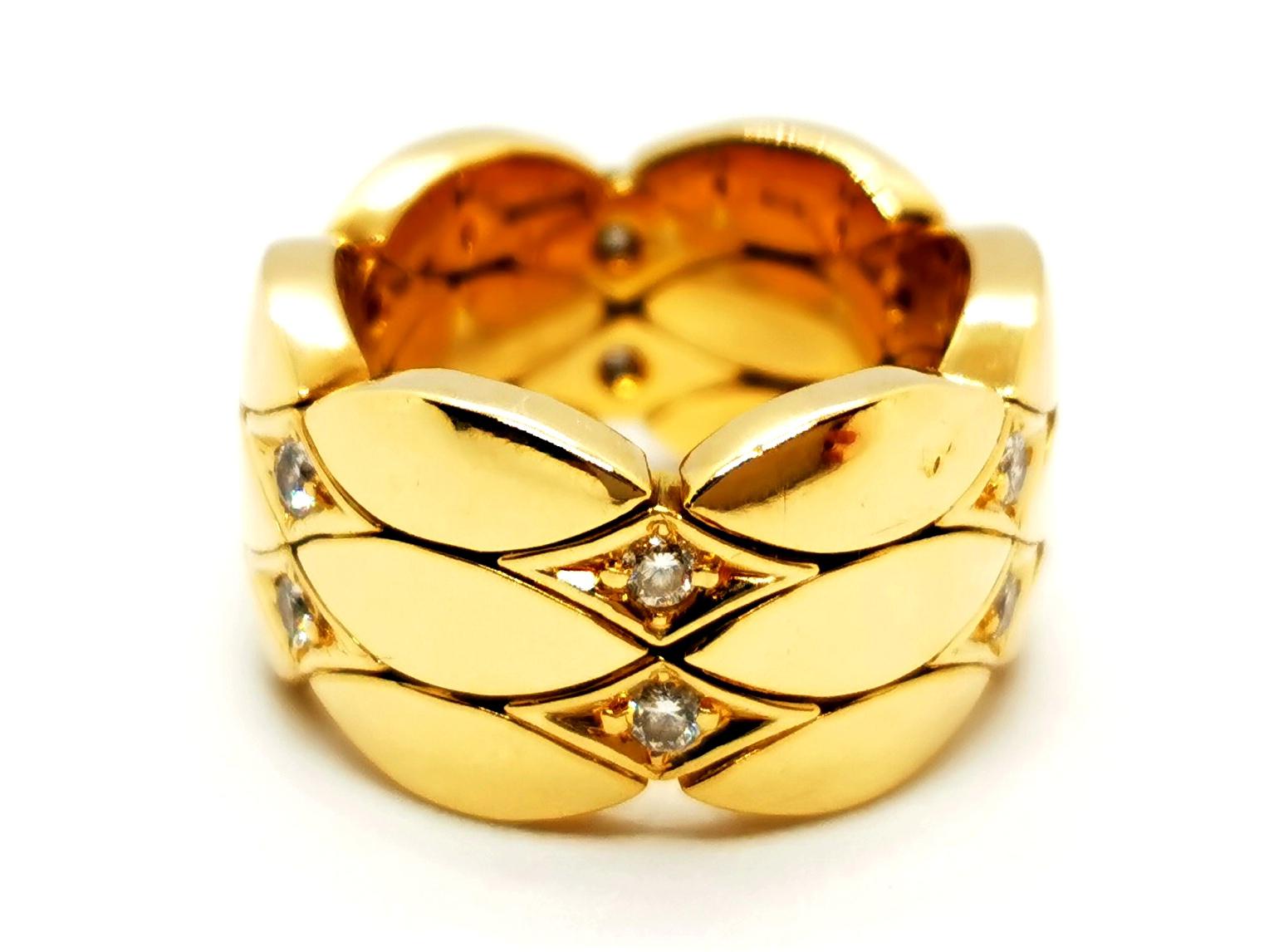 Cartier Yellow Gold Diamond Ring