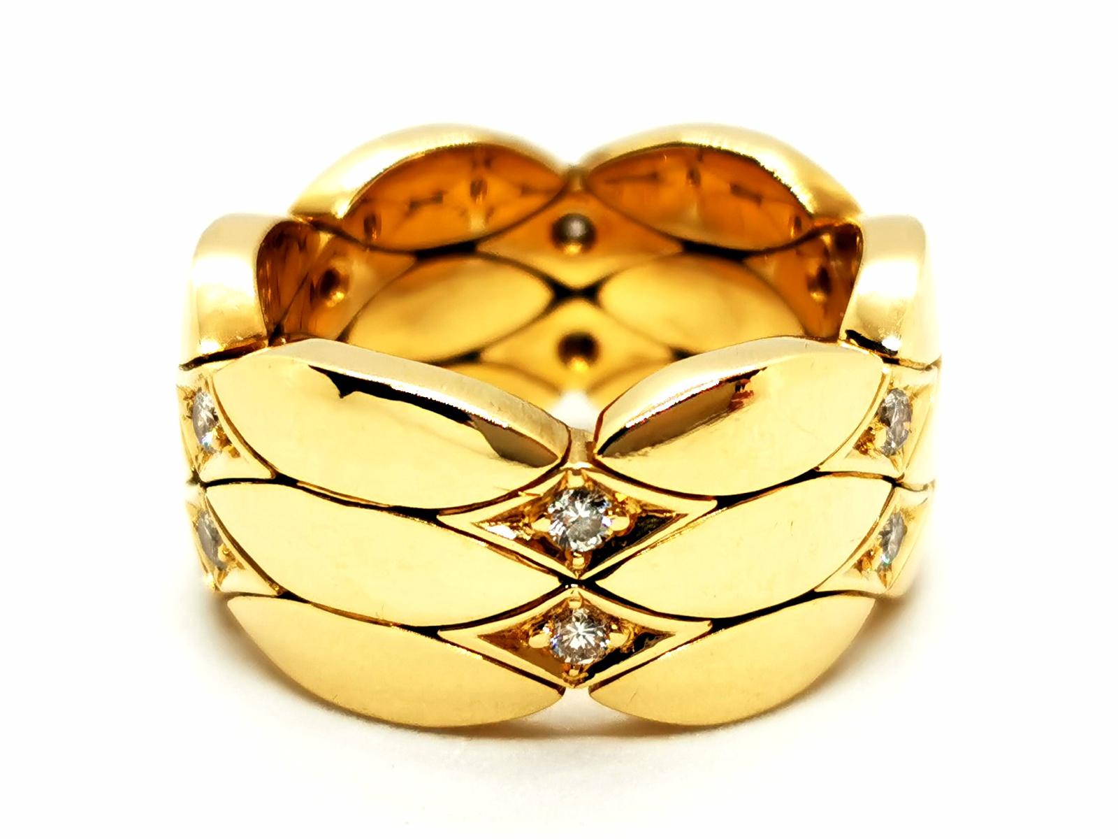 Cartier Yellow Gold Diamond Ring