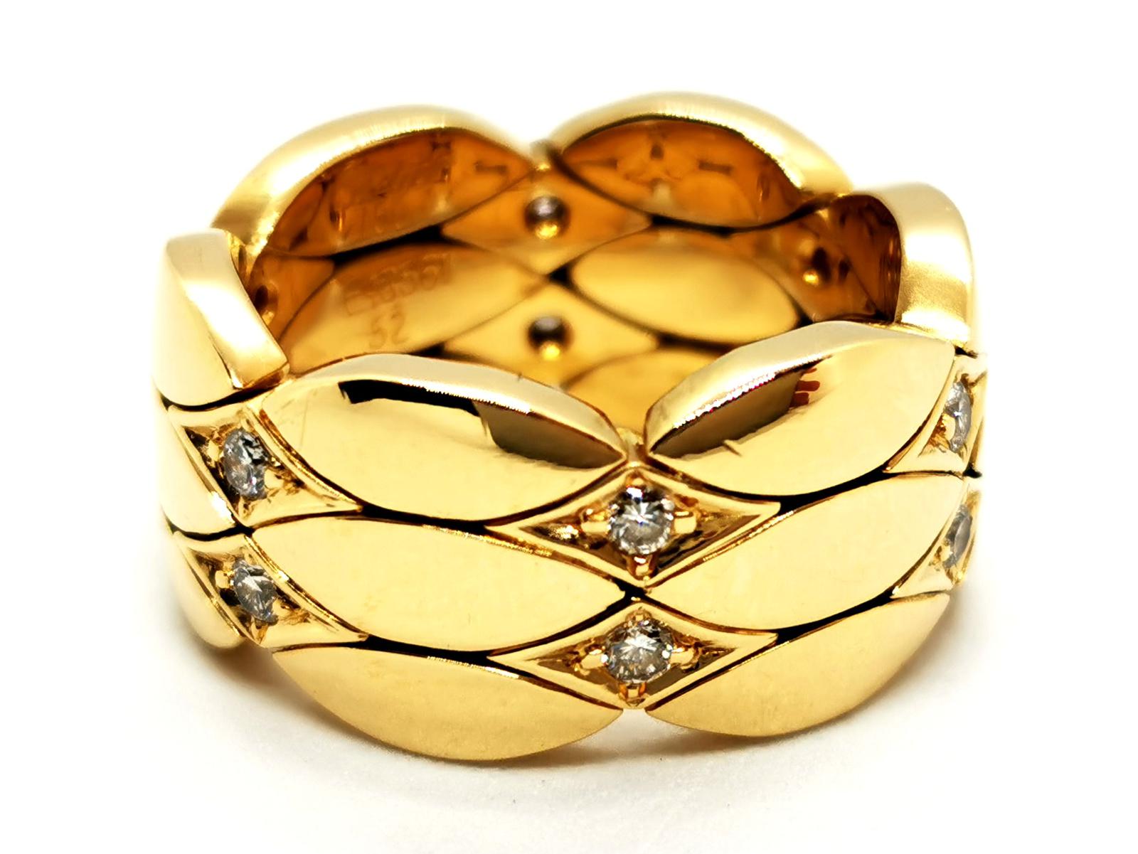 Cartier Yellow Gold Diamond Ring