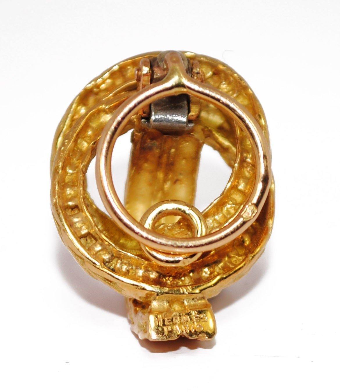 Hermès, vintage earrings