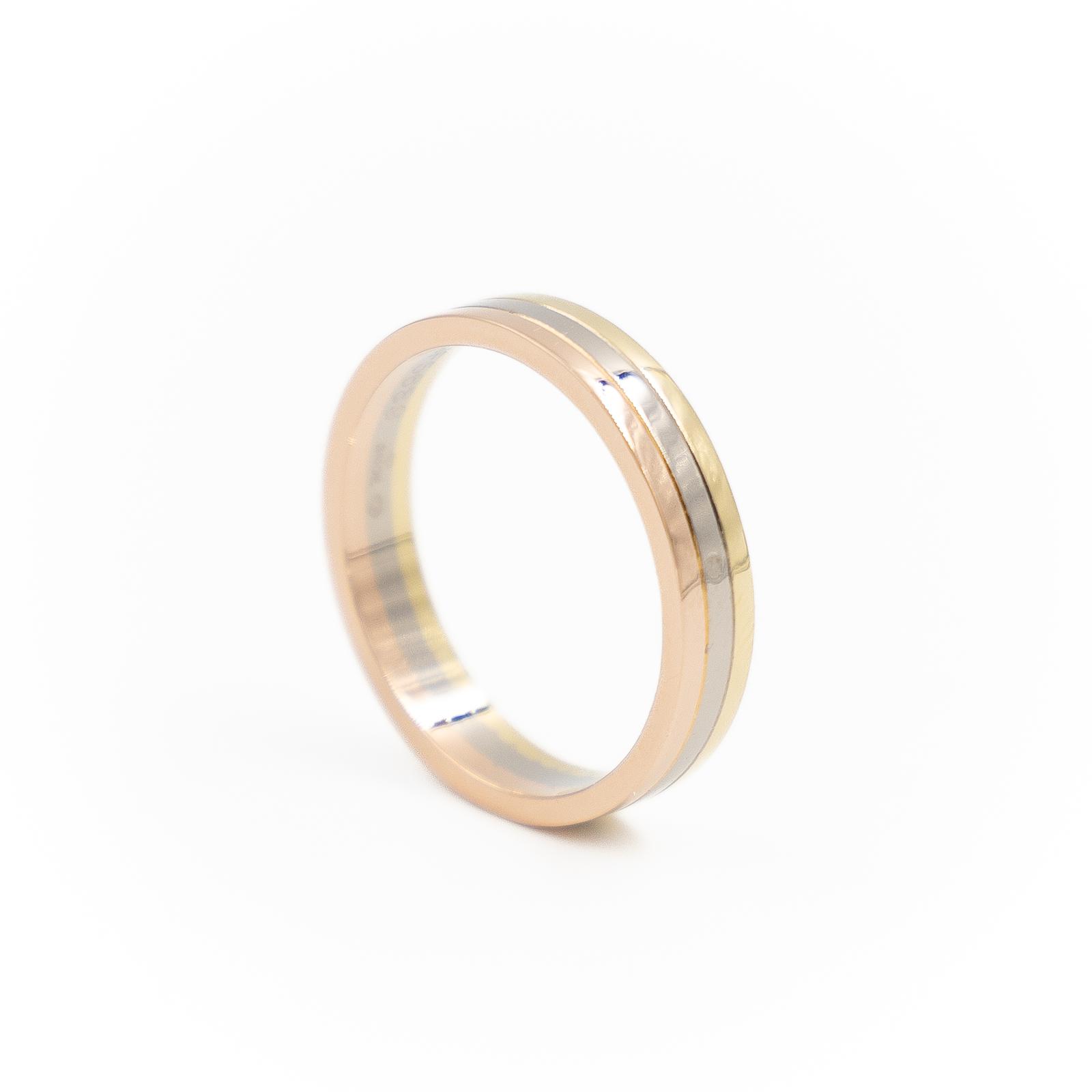 Cartier Trinity Alliance Ring Yellow gold, Pink gold, White gold