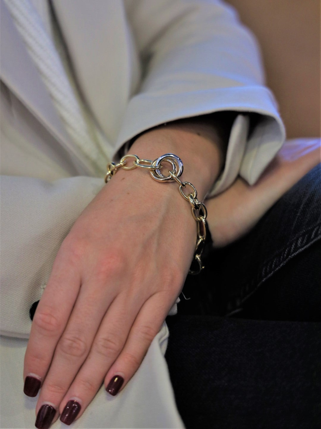 Pomellato Bracelet Trilogie  Or jaune, Or rose, Or blanc