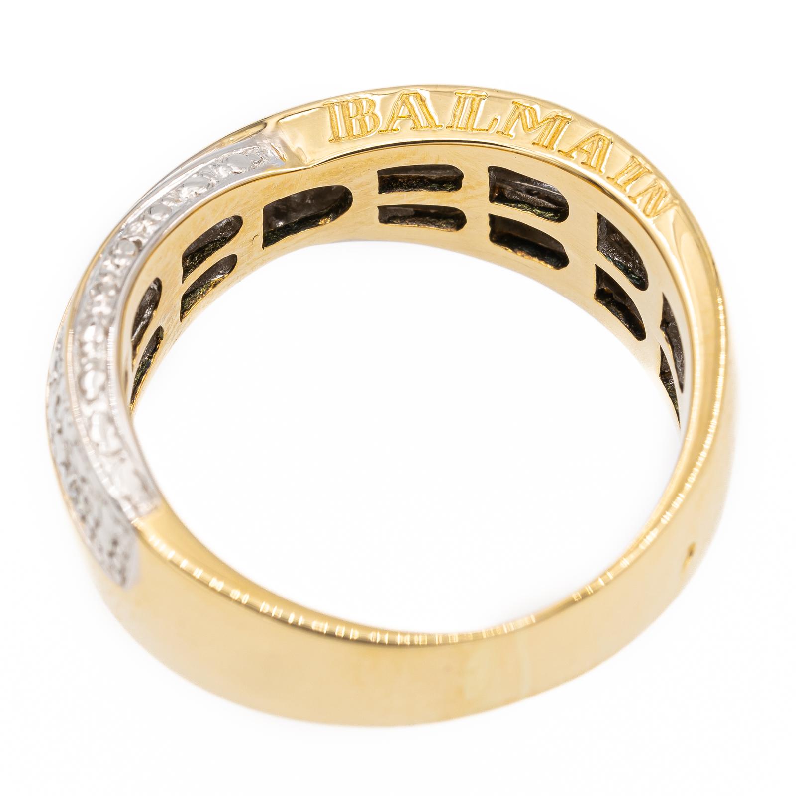 Balmain Ring Yellow gold, White gold Diamond