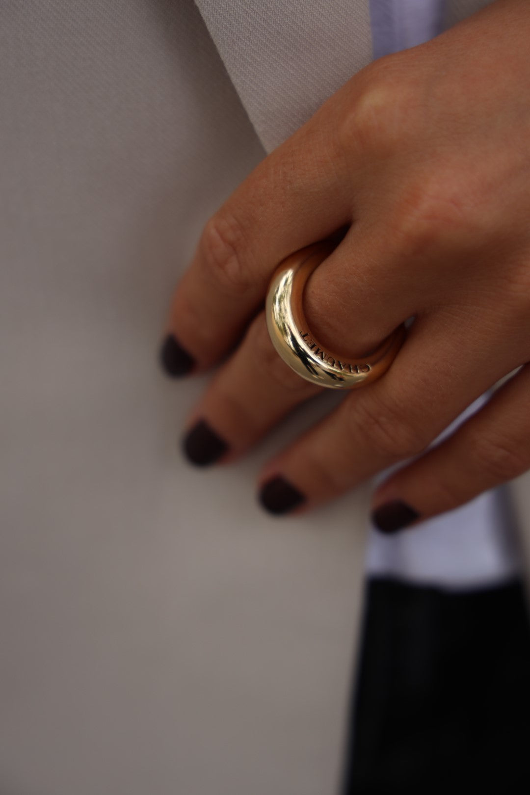 Chaumet Bague Jonc  Or jaune