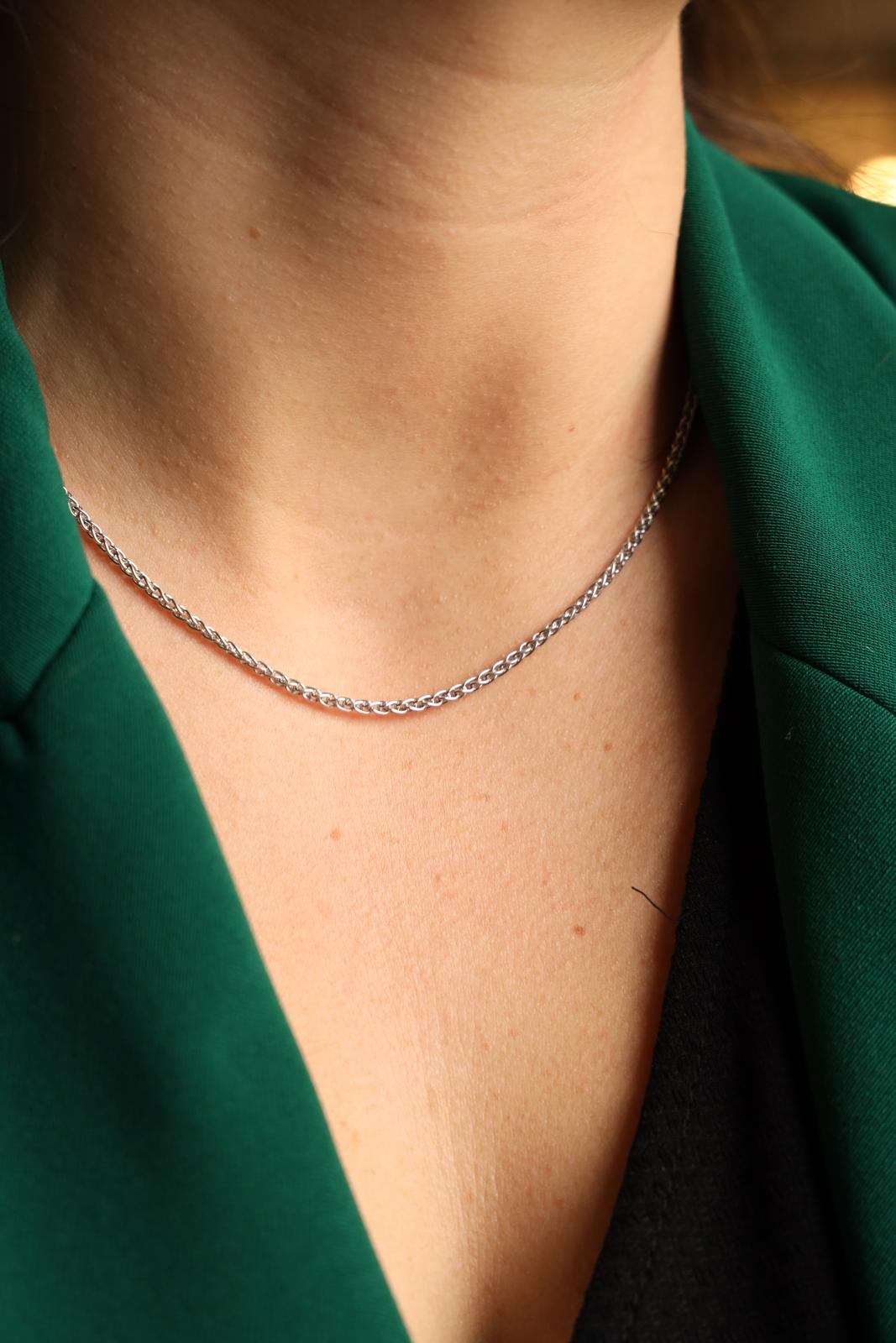 Chopard Collier Chaine  Or blanc