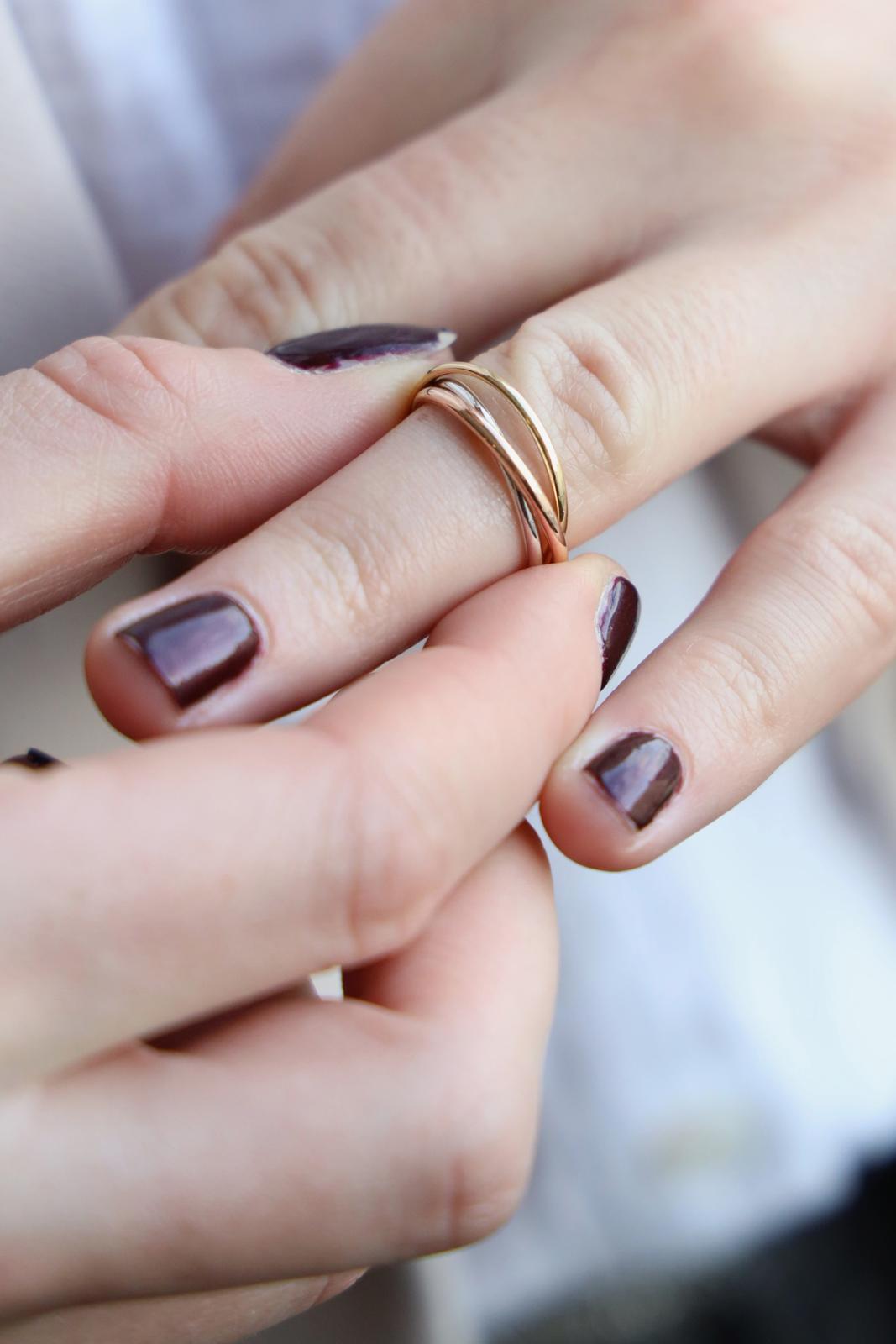 Cartier Ring Yellow gold, Pink gold, White gold