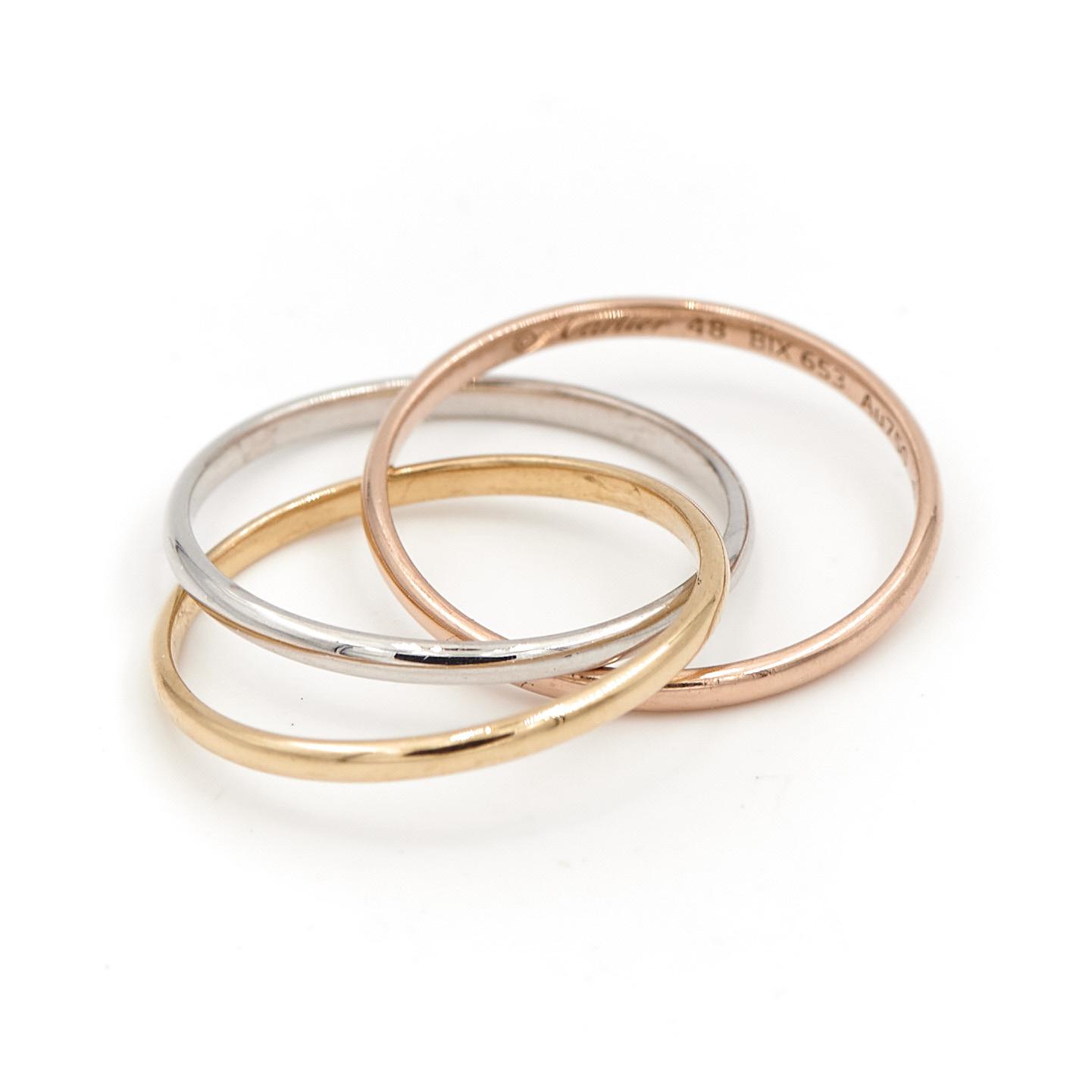 Cartier Ring Yellow gold, Pink gold, White gold