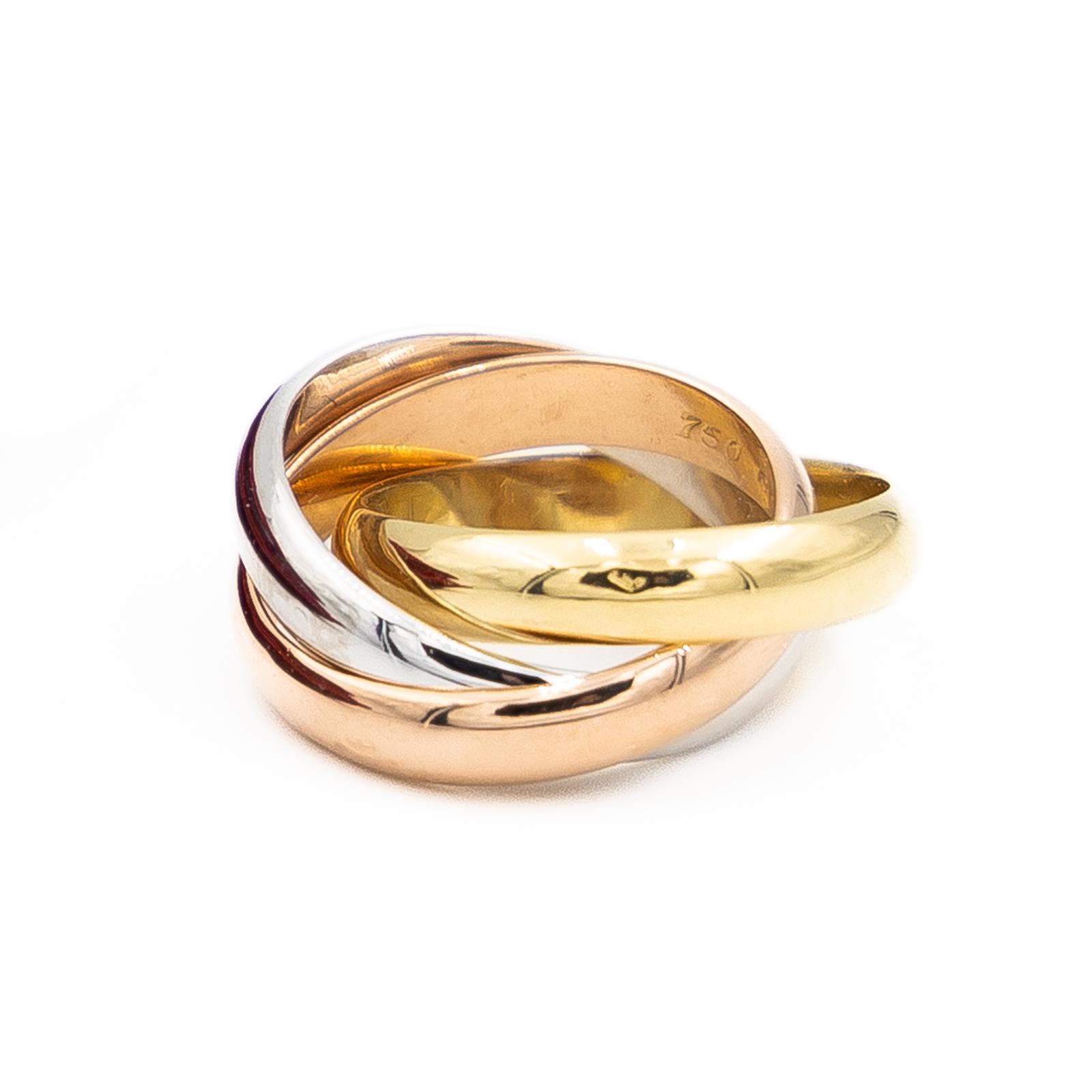Cartier Trinity Ring Yellow gold, Pink gold, White gold
