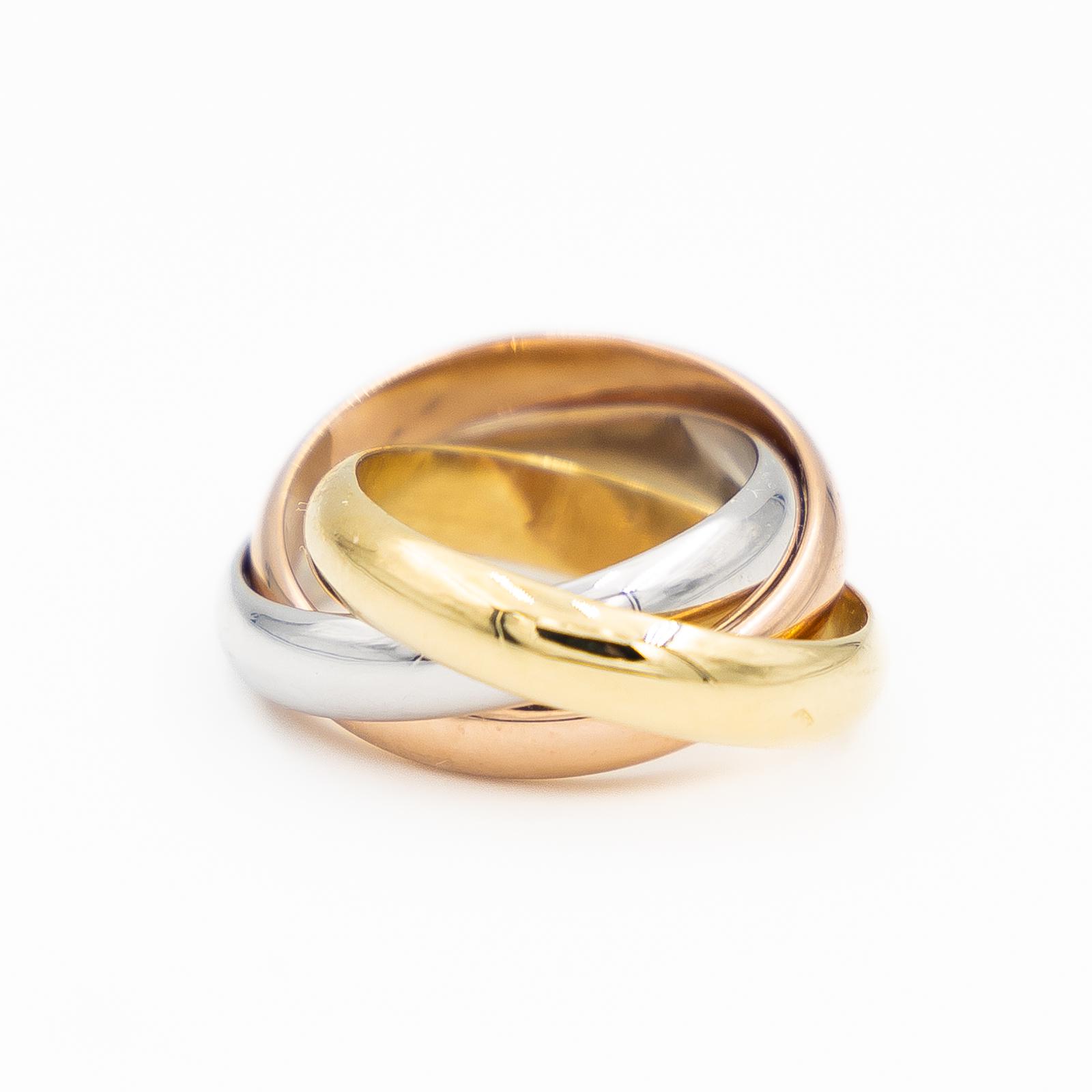 Cartier Trinity Ring Yellow gold, Pink gold, White gold