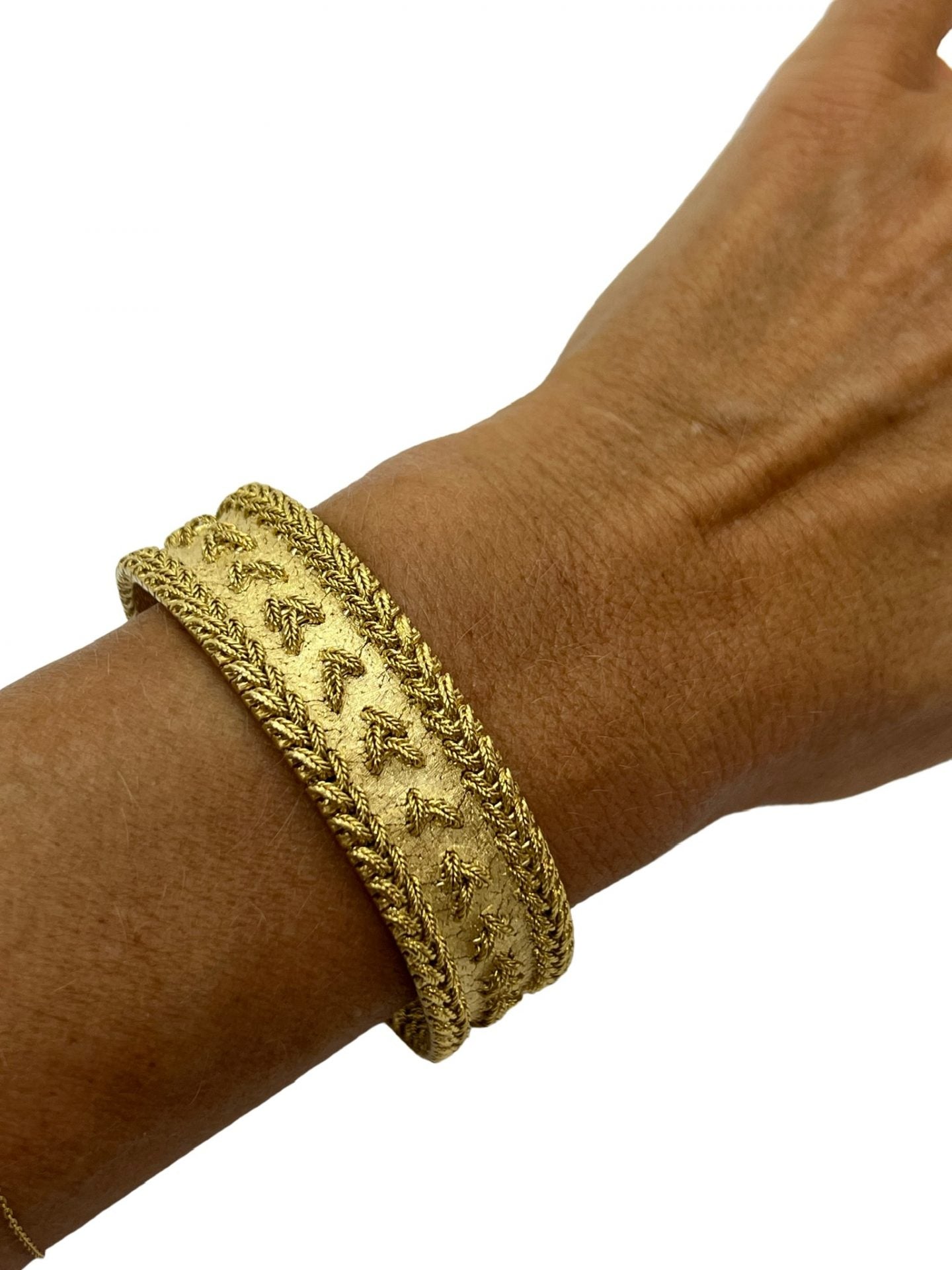 Gay Frères, bracelet maille Polonaise, or 18K