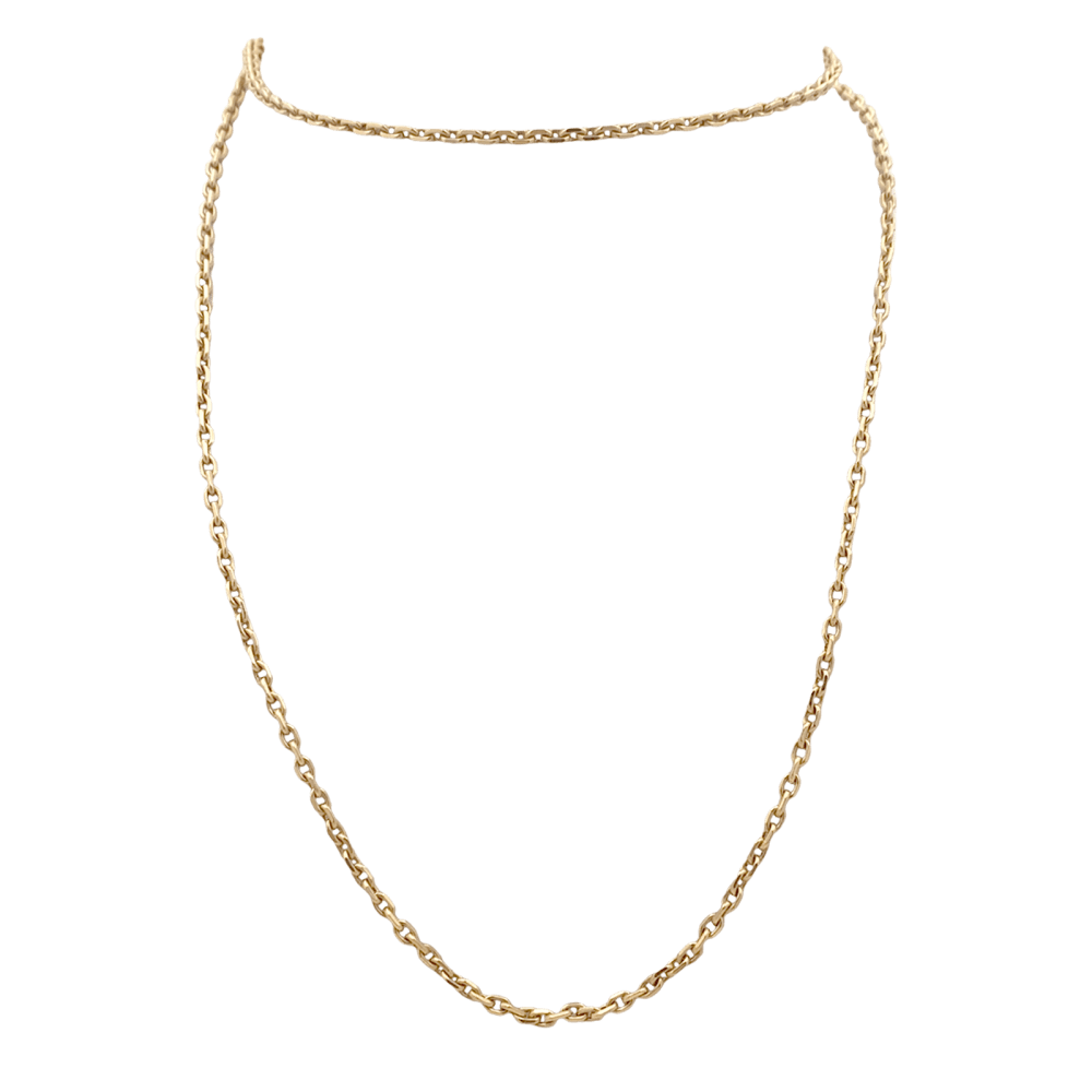 Sautoir en or jaune.