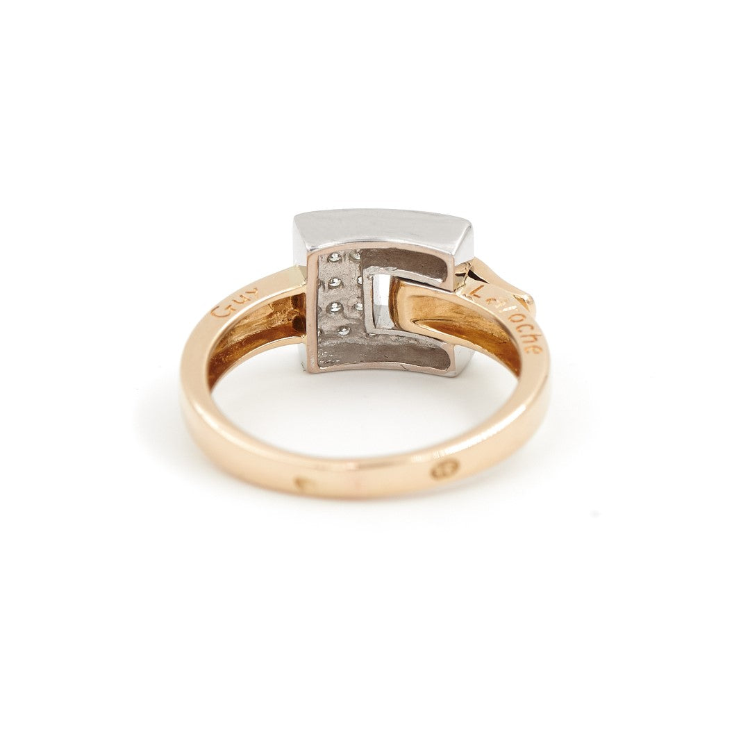 Guy Laroche Ring Yellow gold, White gold Diamond