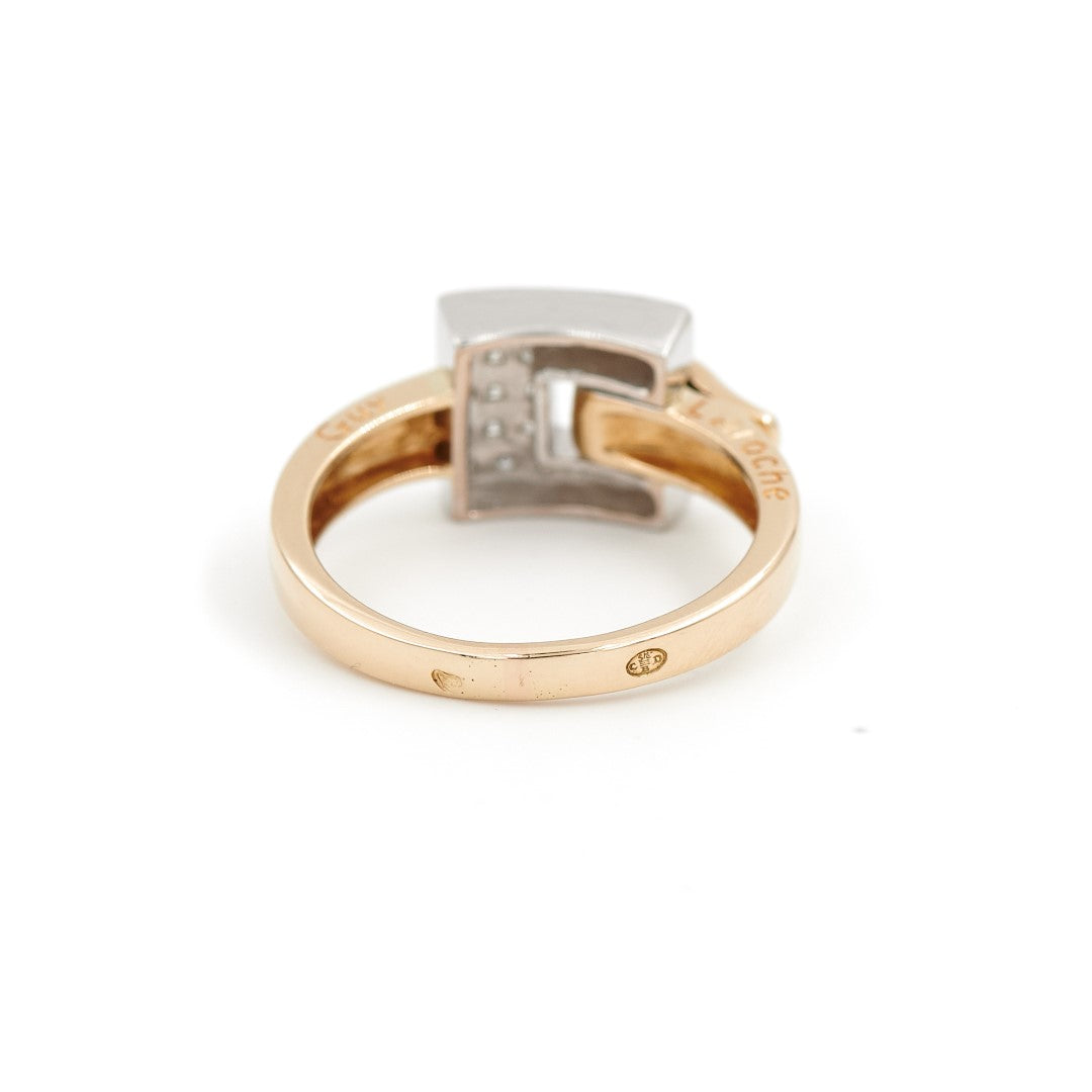 Guy Laroche Ring Yellow gold, White gold Diamond