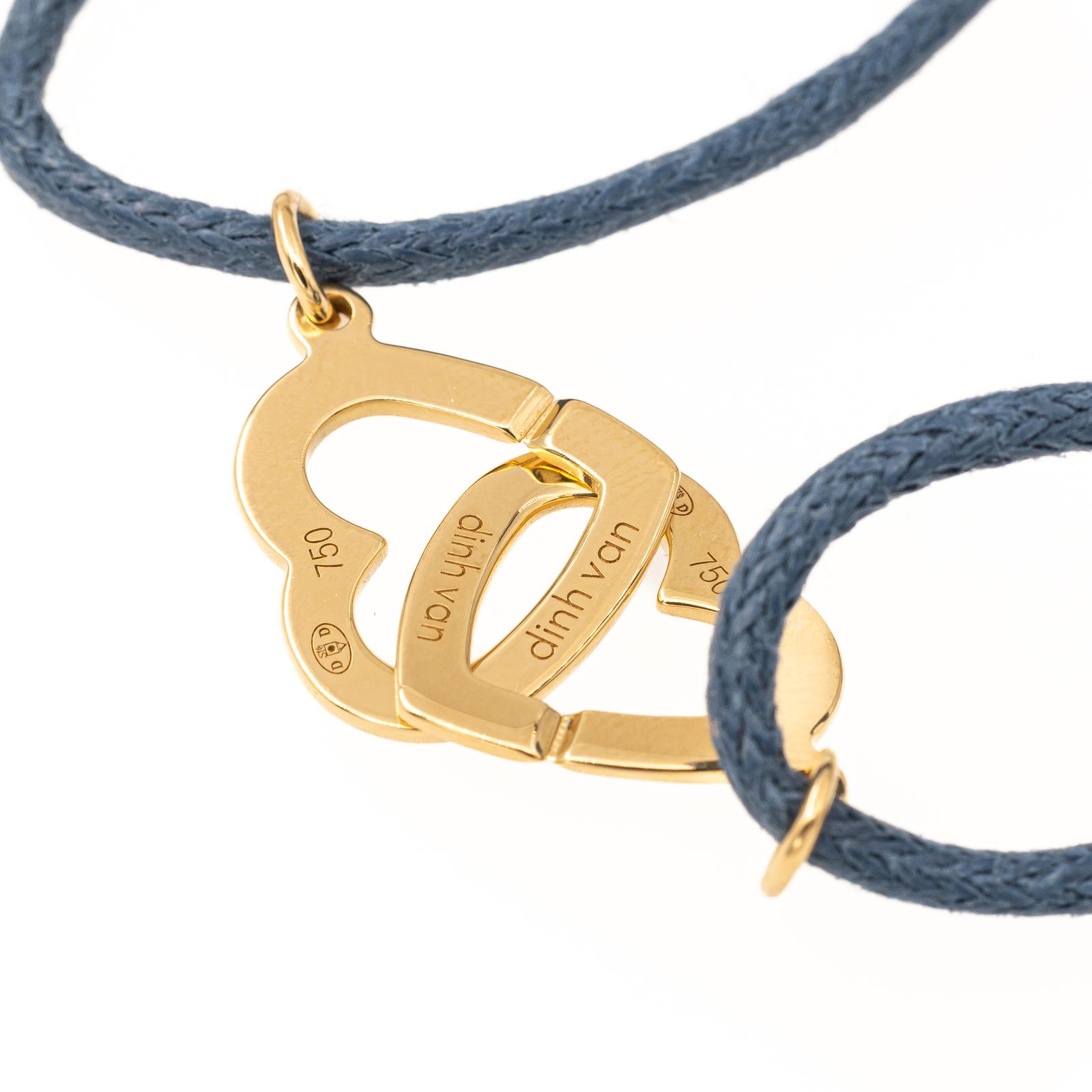 Dinh Van Yellow Gold Handcuff Bracelet