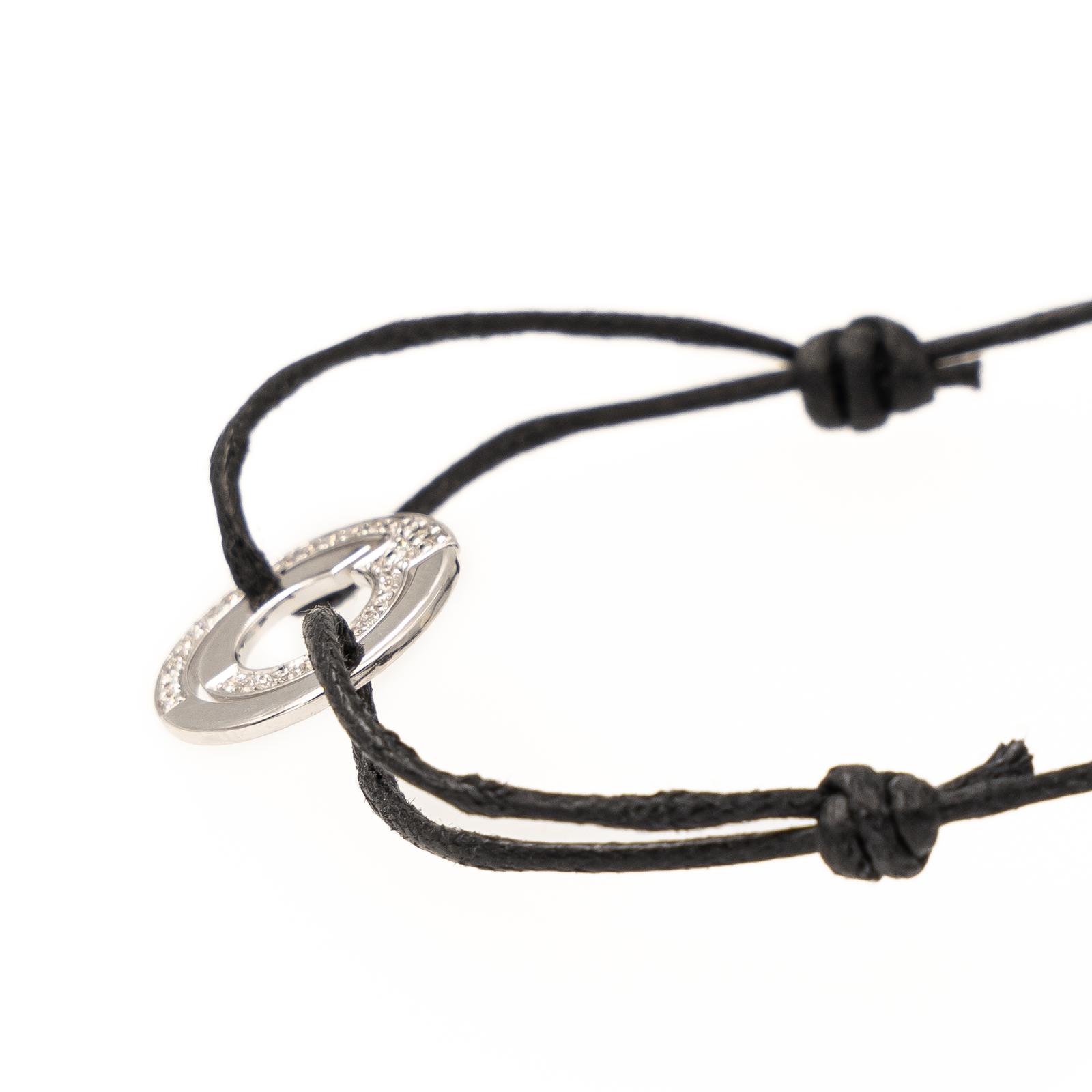 Dinh Van Cord Bracelet Seventies White gold Diamond