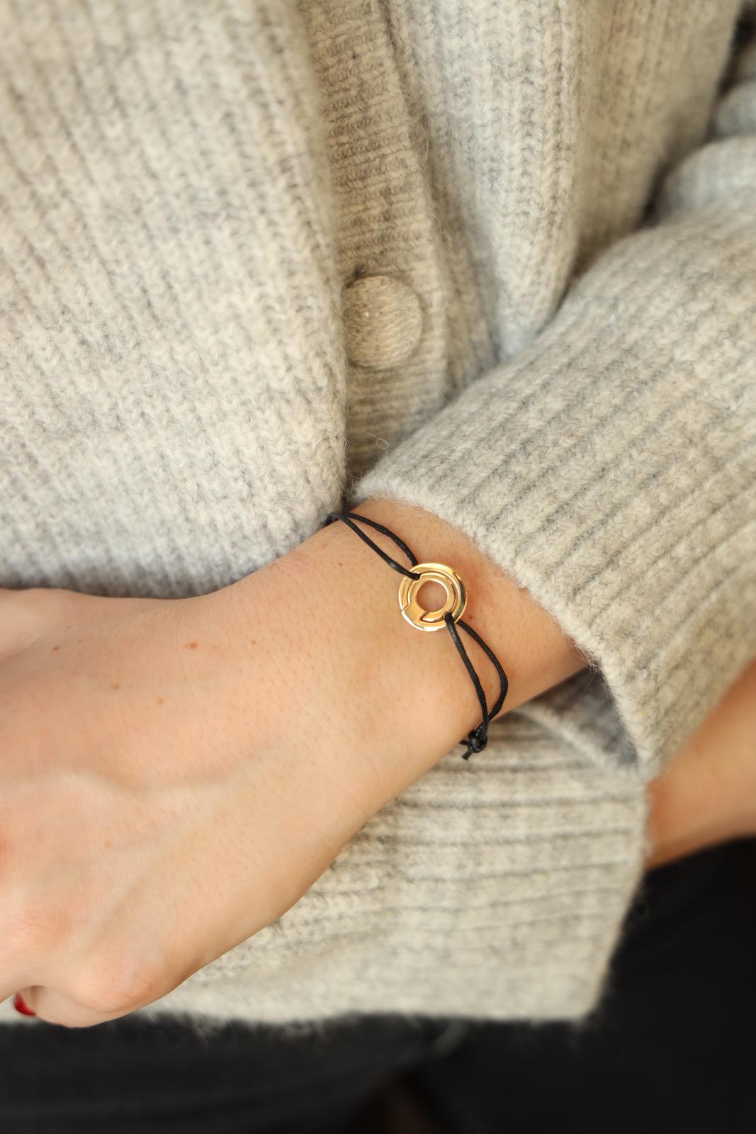 Dinh Van Bracelet Cordon Seventies Or jaune